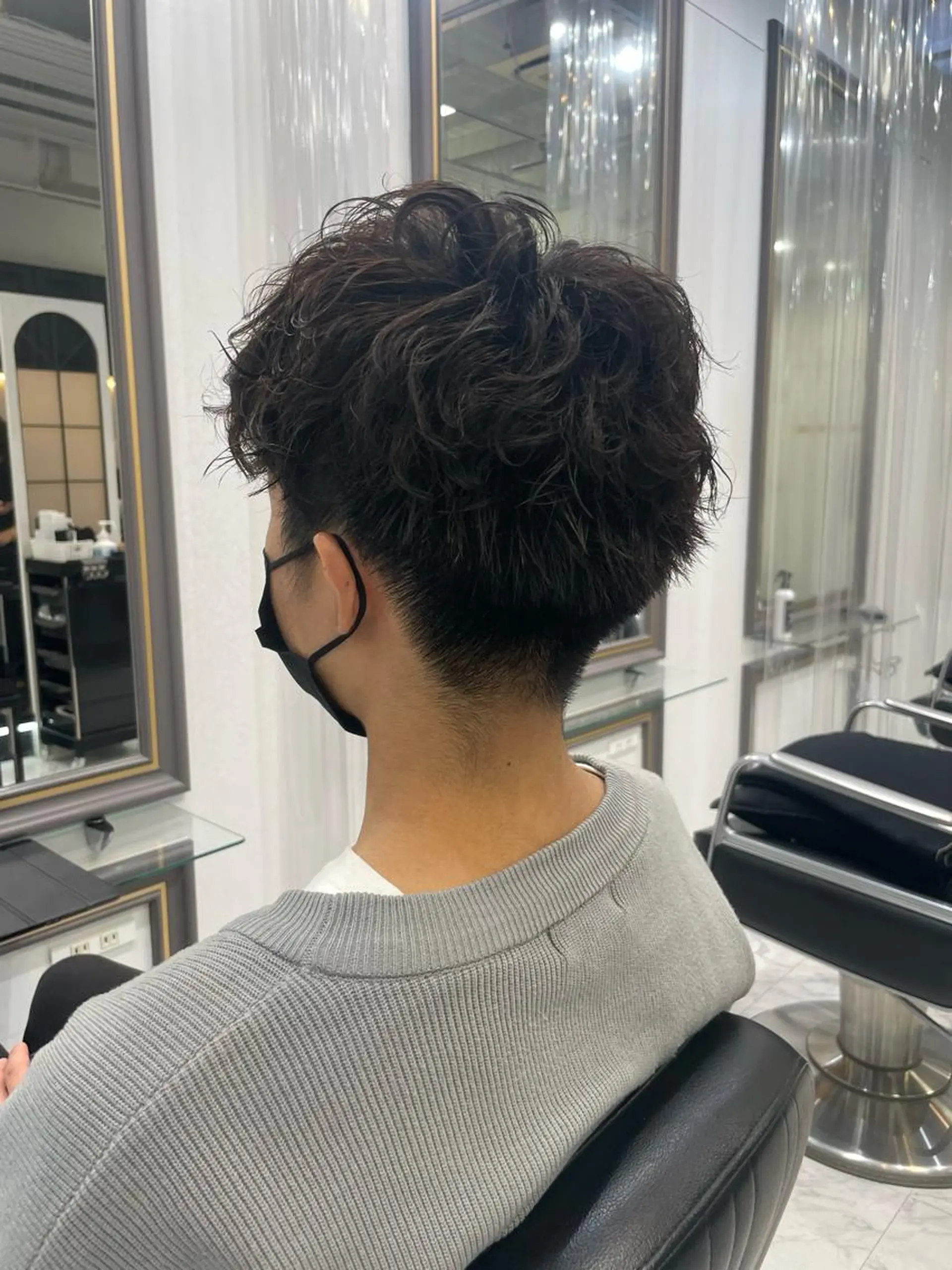 メンズ カット パーマ 今村 南穂のヘアスタイル