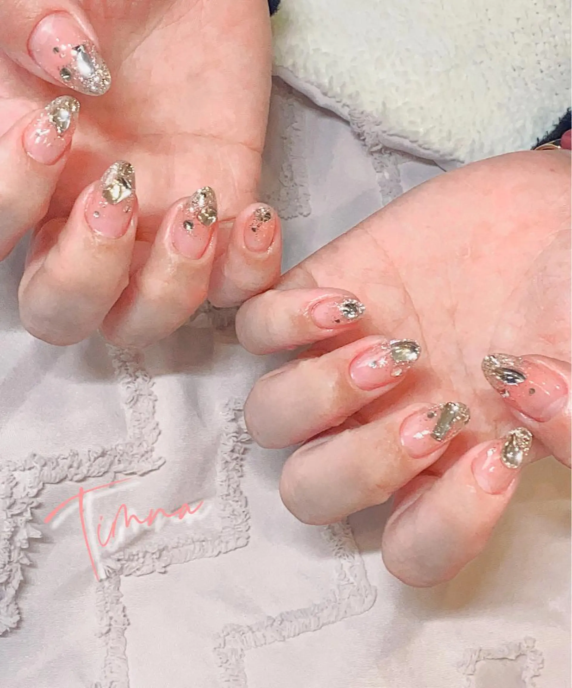 セミロング ハンドネイル NAILSALON 🍔Timna🍟のネイルデザイン