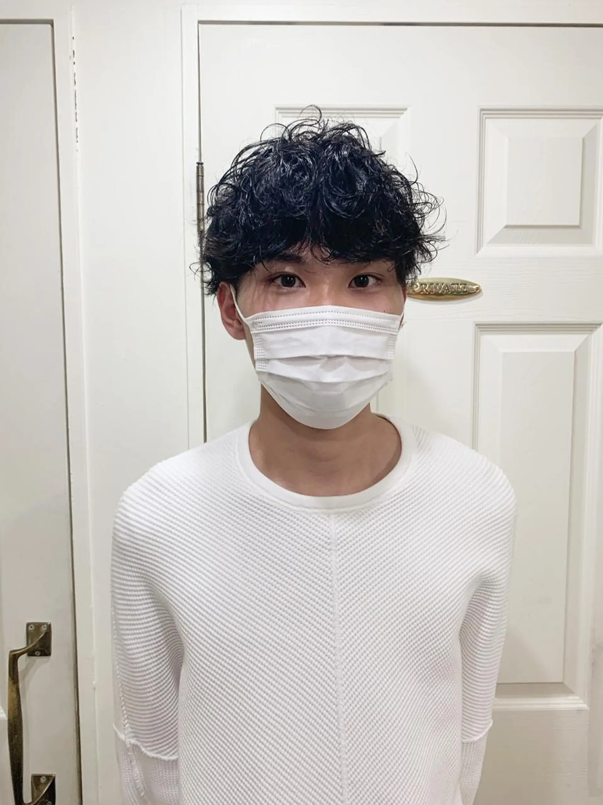 パーマ メンズ カット パーマ スパイキーショート/ メンズヘア/hugeのヘアスタイル