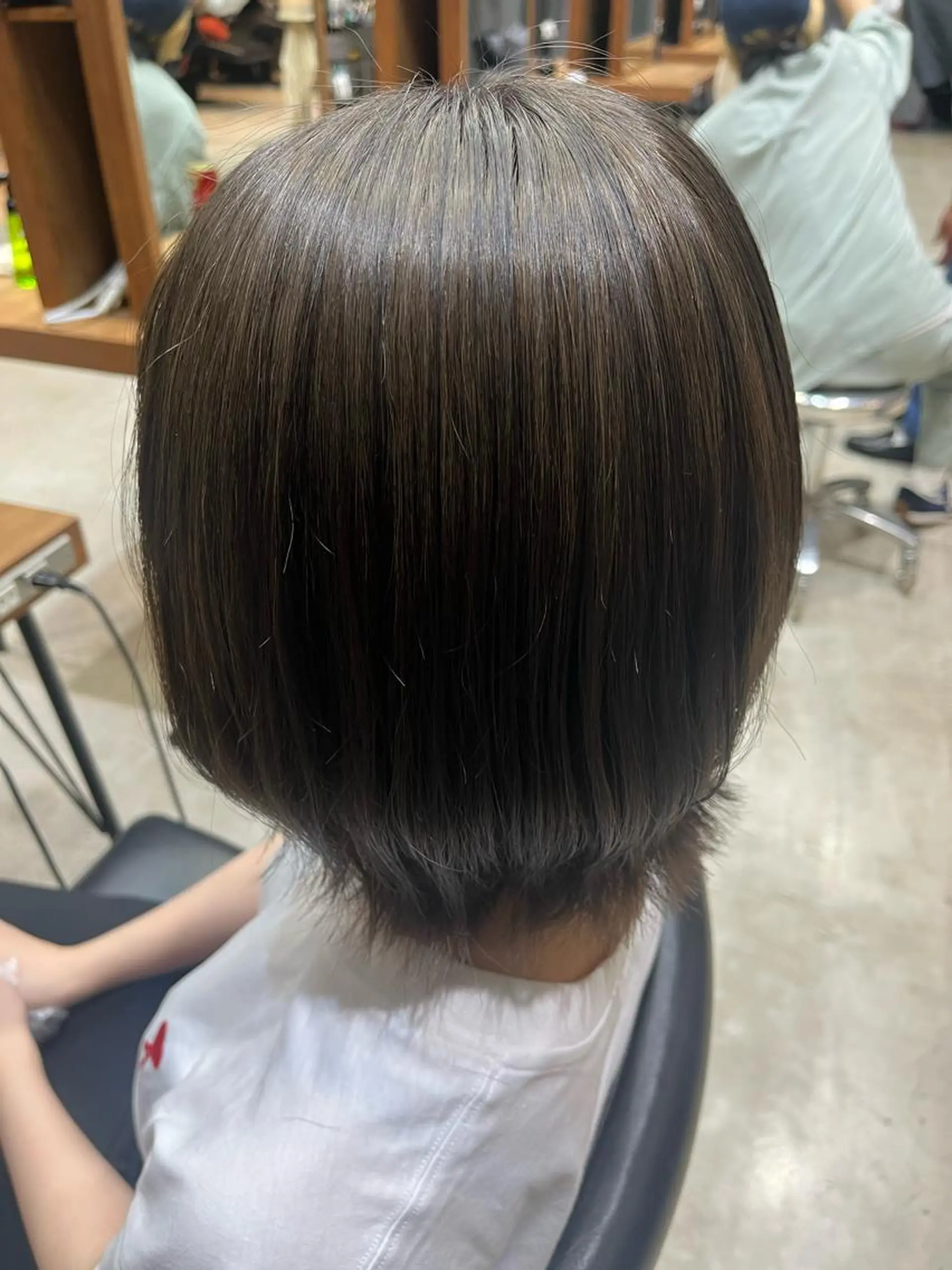 ショート カラー グレージュ ヘアカラー トリートメント ヘアセット ♱地雷カラー♱ウルフ ♱ 藍衣 ♱のヘアスタイル