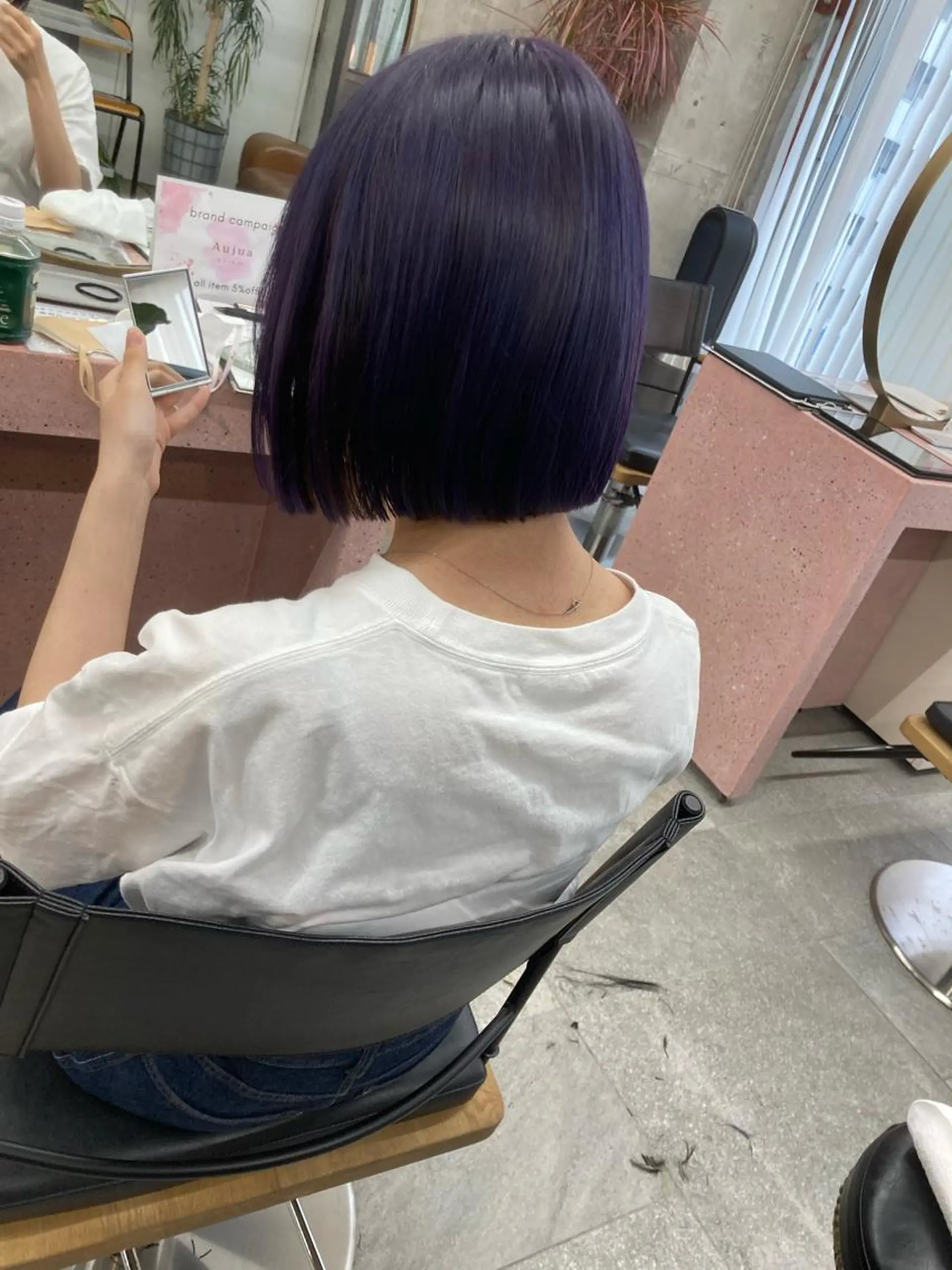 ミディアム カラー カット ヘアカラー トリートメント 小木曽智美 /ボブ/ショートのヘアスタイル
