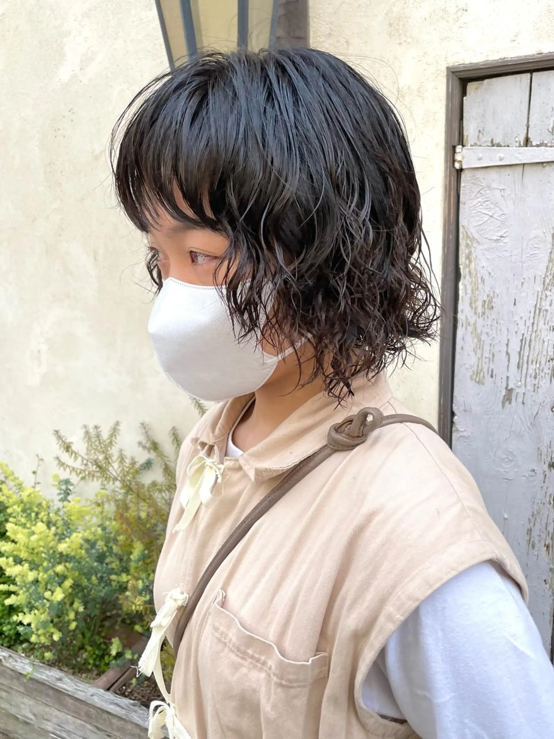 ショート 切りっぱなしボブ ボブ ハイライト ウルフカット 銀座No.1髪質改善 縮毛矯正/本木のヘアスタイル