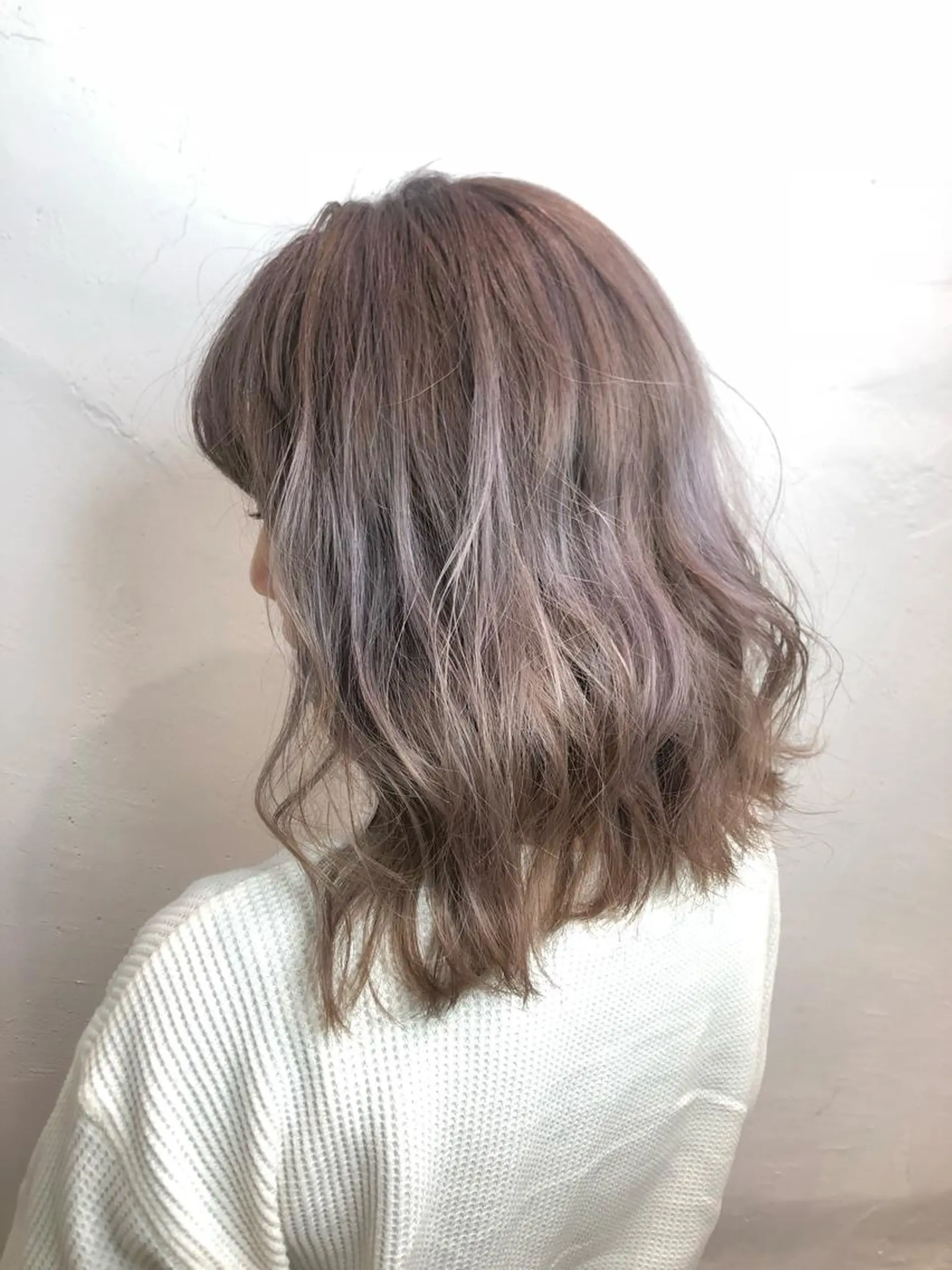 ミディアム カラー パーマ ヘアアレンジ メンズ MELIA所属・まつげと眉MELIA 鈴木のマツエク・マツパデザイン