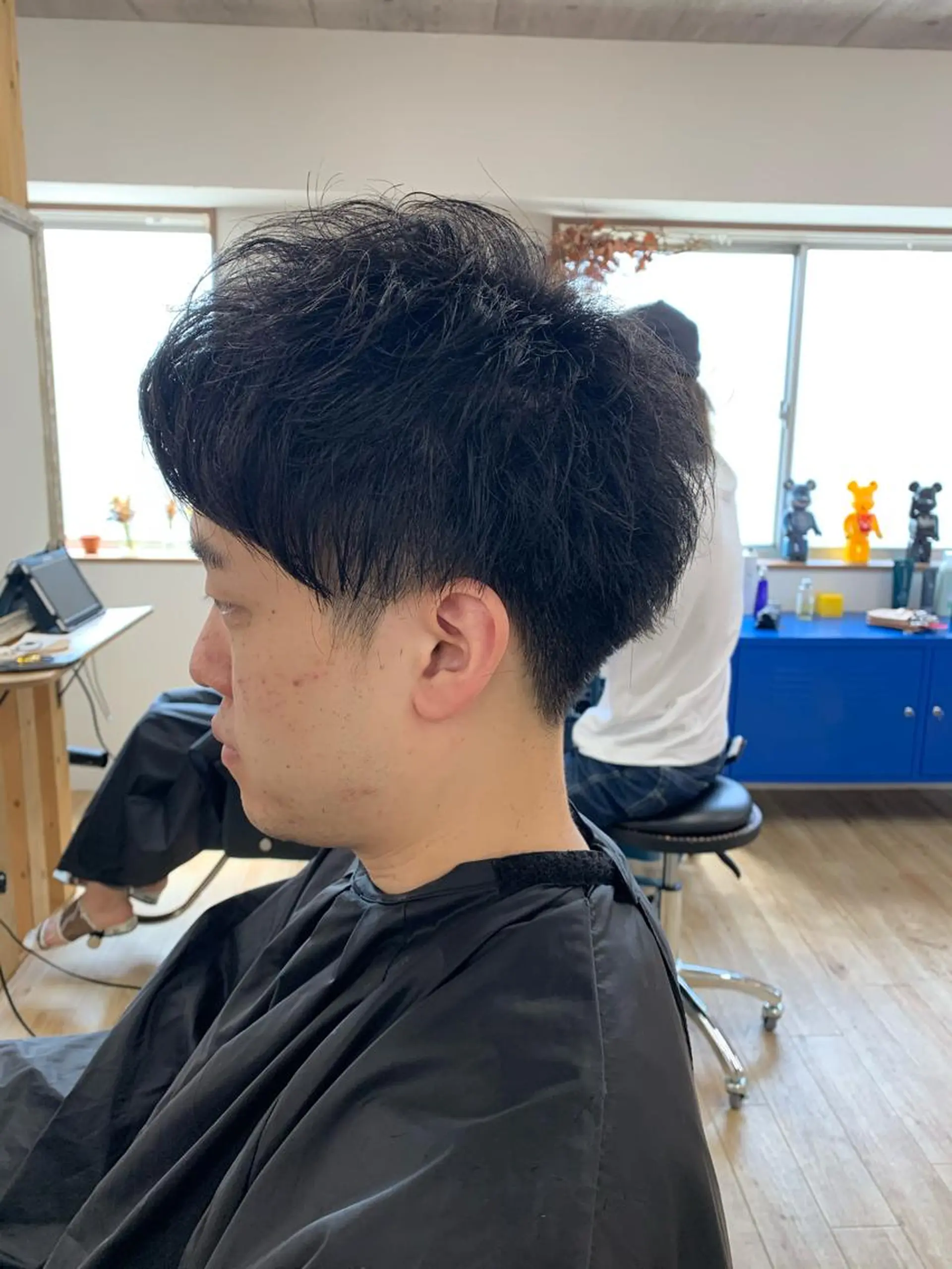 ショート メンズ アップバング ショートヘア メンズ満足度No.1 代表　北野拓海　蕨のヘアスタイル