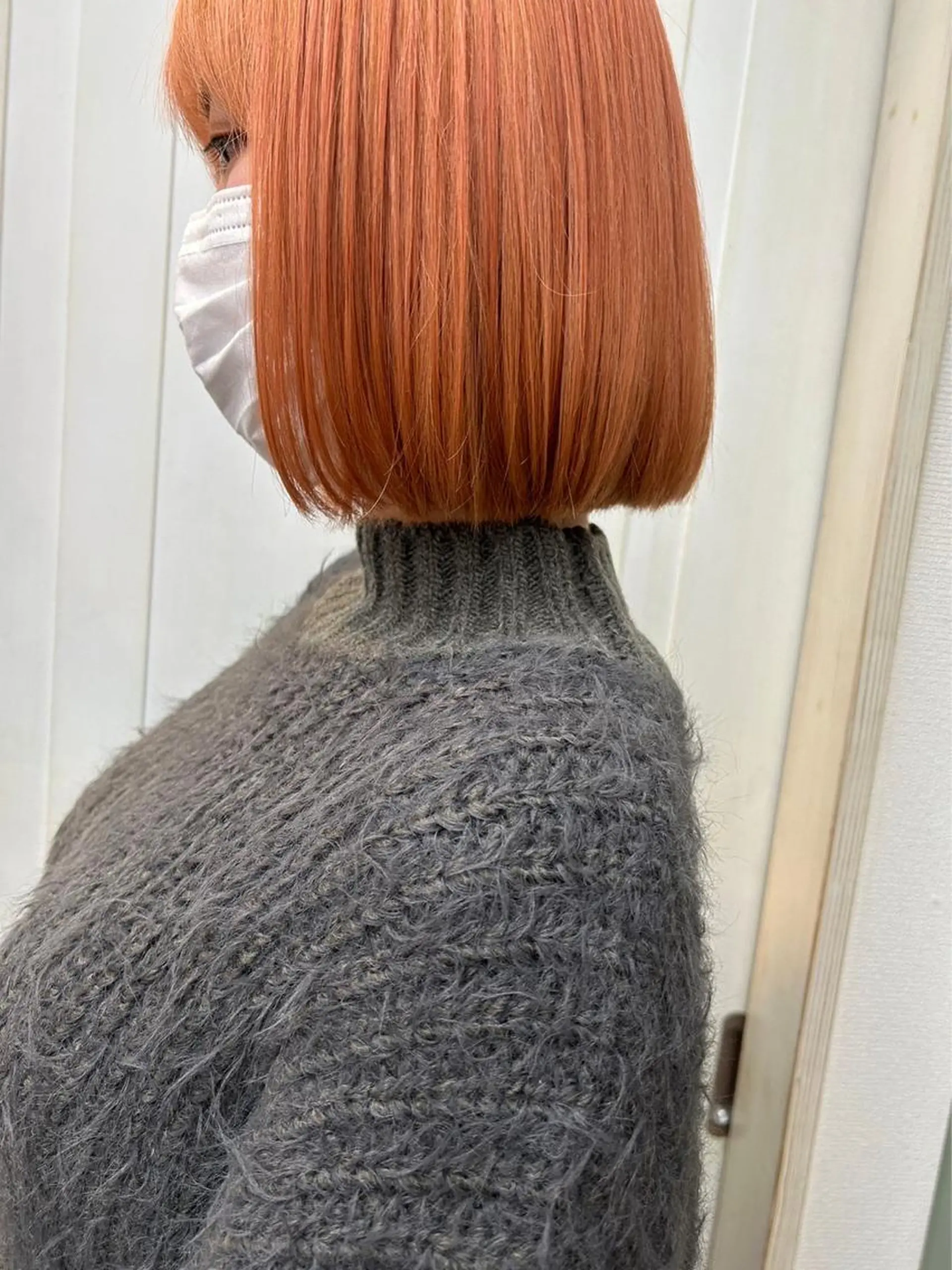 ミディアム カラー アディクシーカラー アッシュ バレイヤージュ ベージュカラー ブリーチ N° +aero 横浜のヘアスタイル