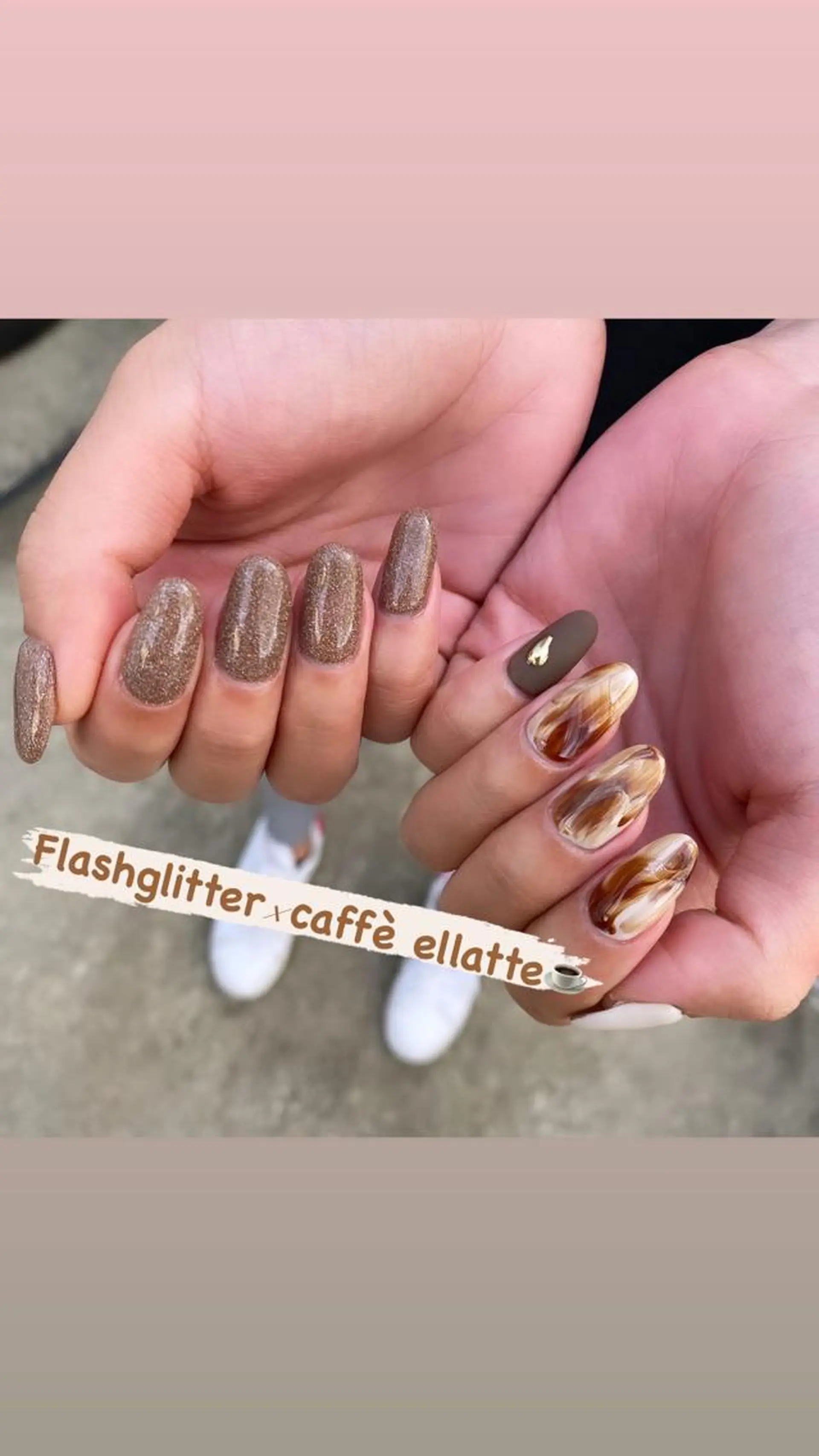 ネイル フラッシュネイル ラメ(グリッター) ハンドネイル ND  NAIL Ayakaのネイルデザイン