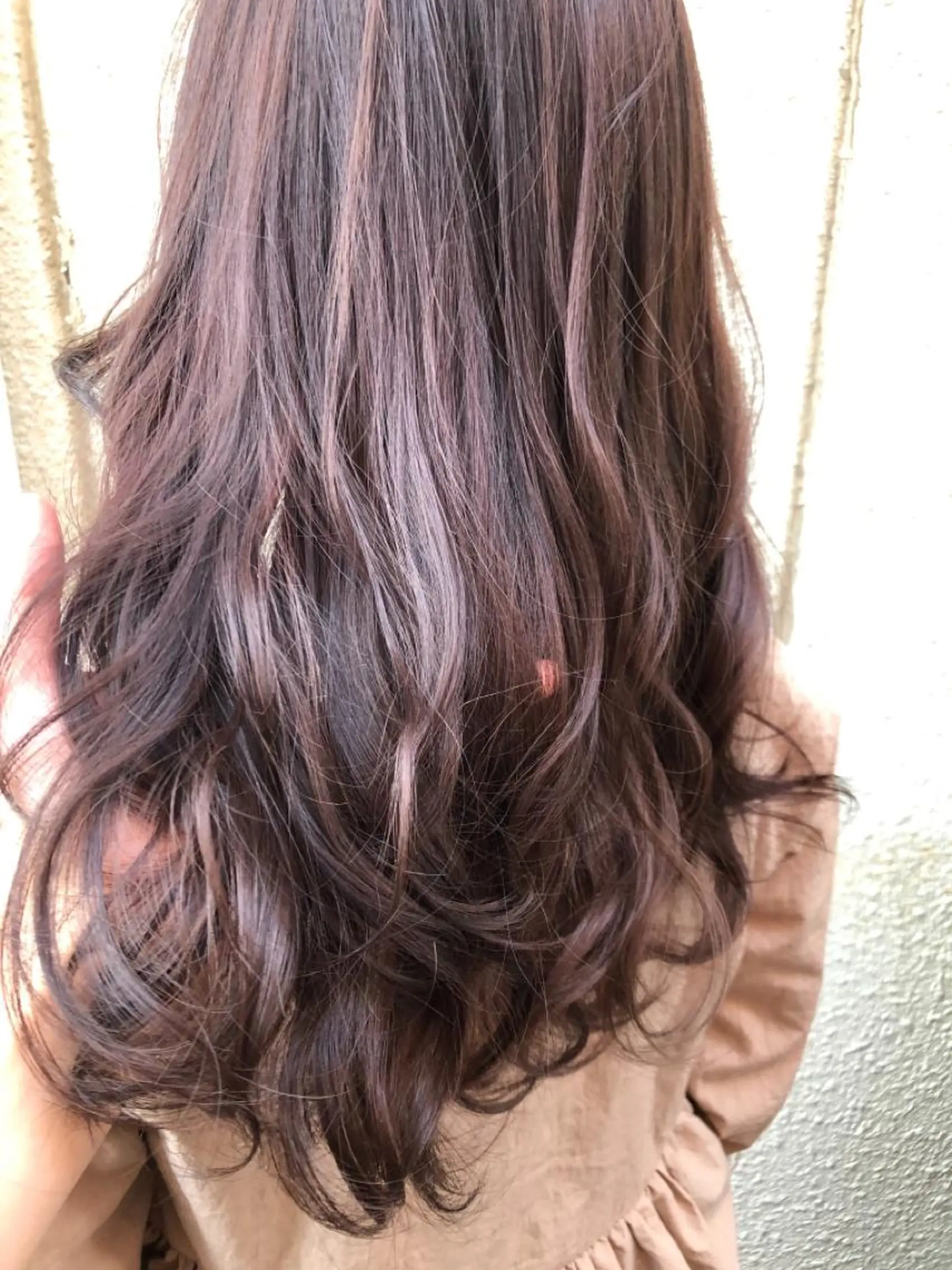 ロング カット ヘアカラー トリートメント 艶カラー🩵💛 NANAのヘアスタイル