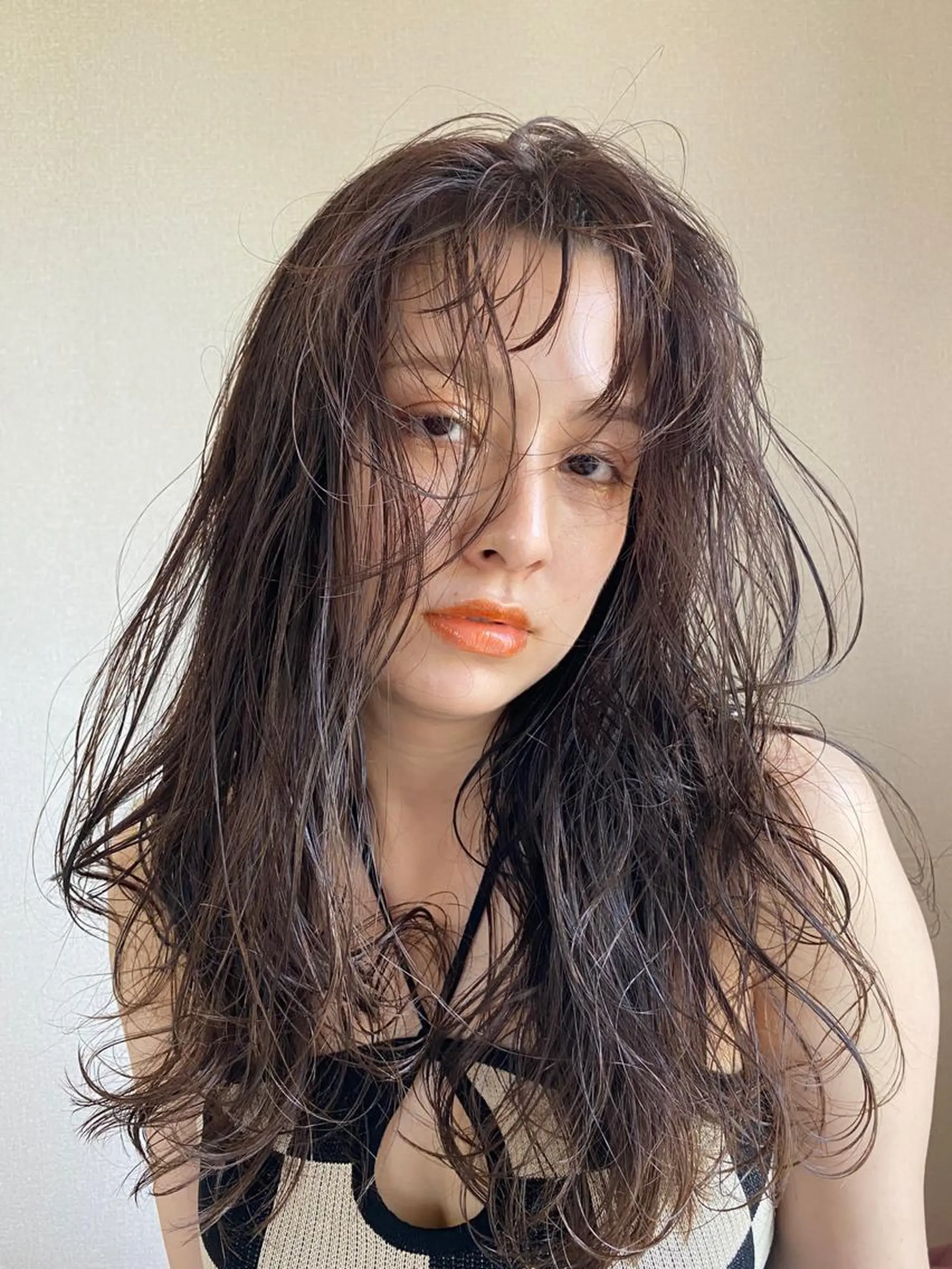 セミロング ヘアカラー 柔らかbeige /chinari❤︎のヘアスタイル