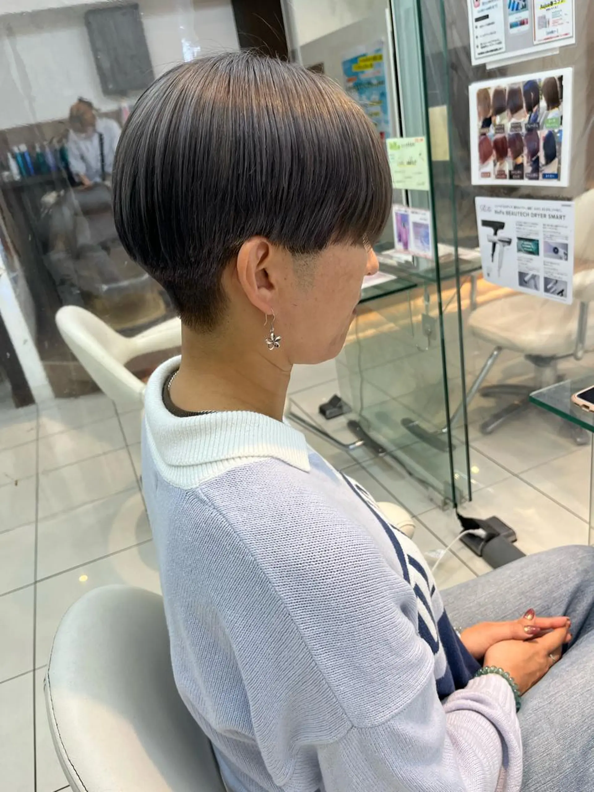 ショート カラー アレンジ＆ショート 💙YUKINOのヘアスタイル
