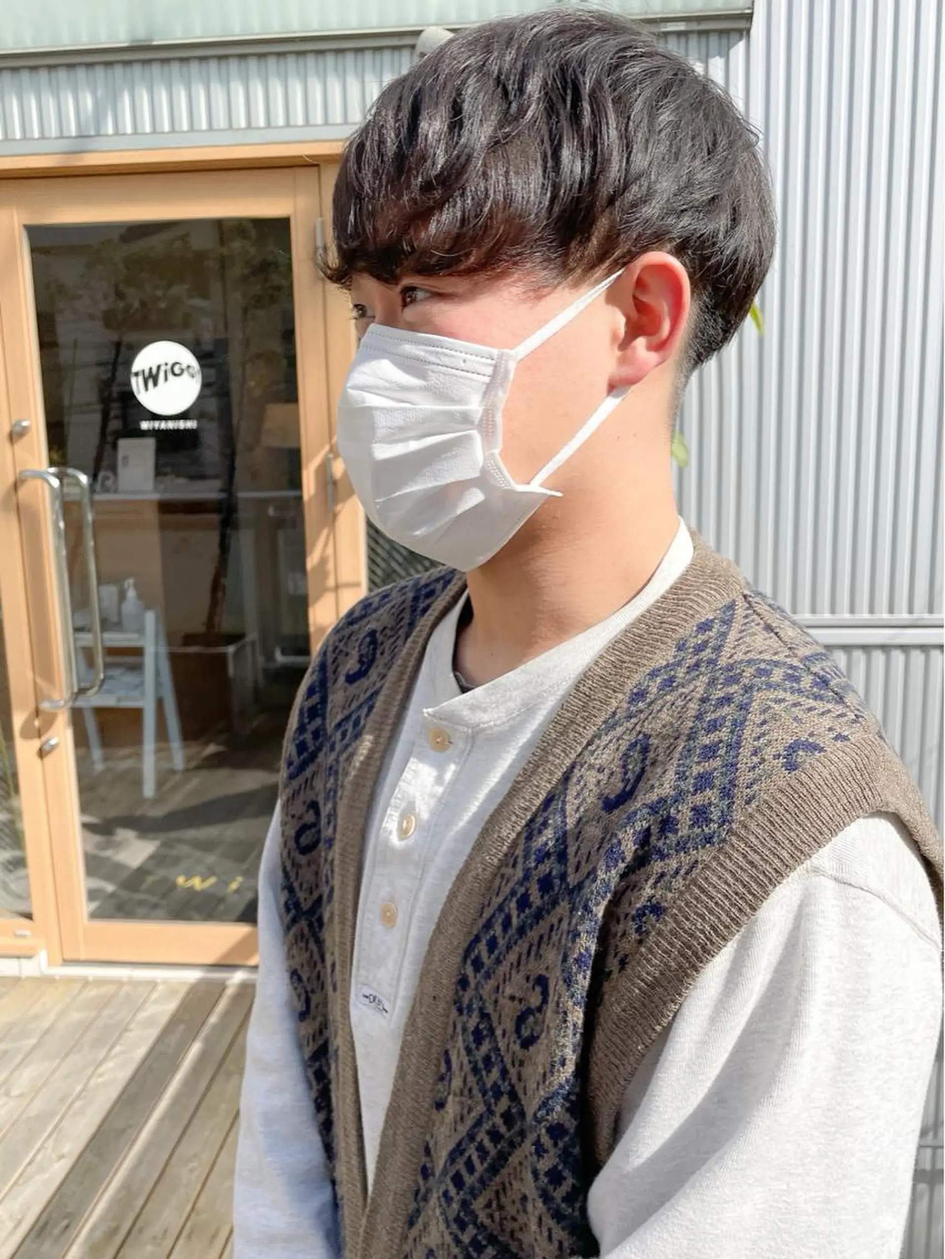 パーマ メンズ 藤井 みなみのヘアスタイル