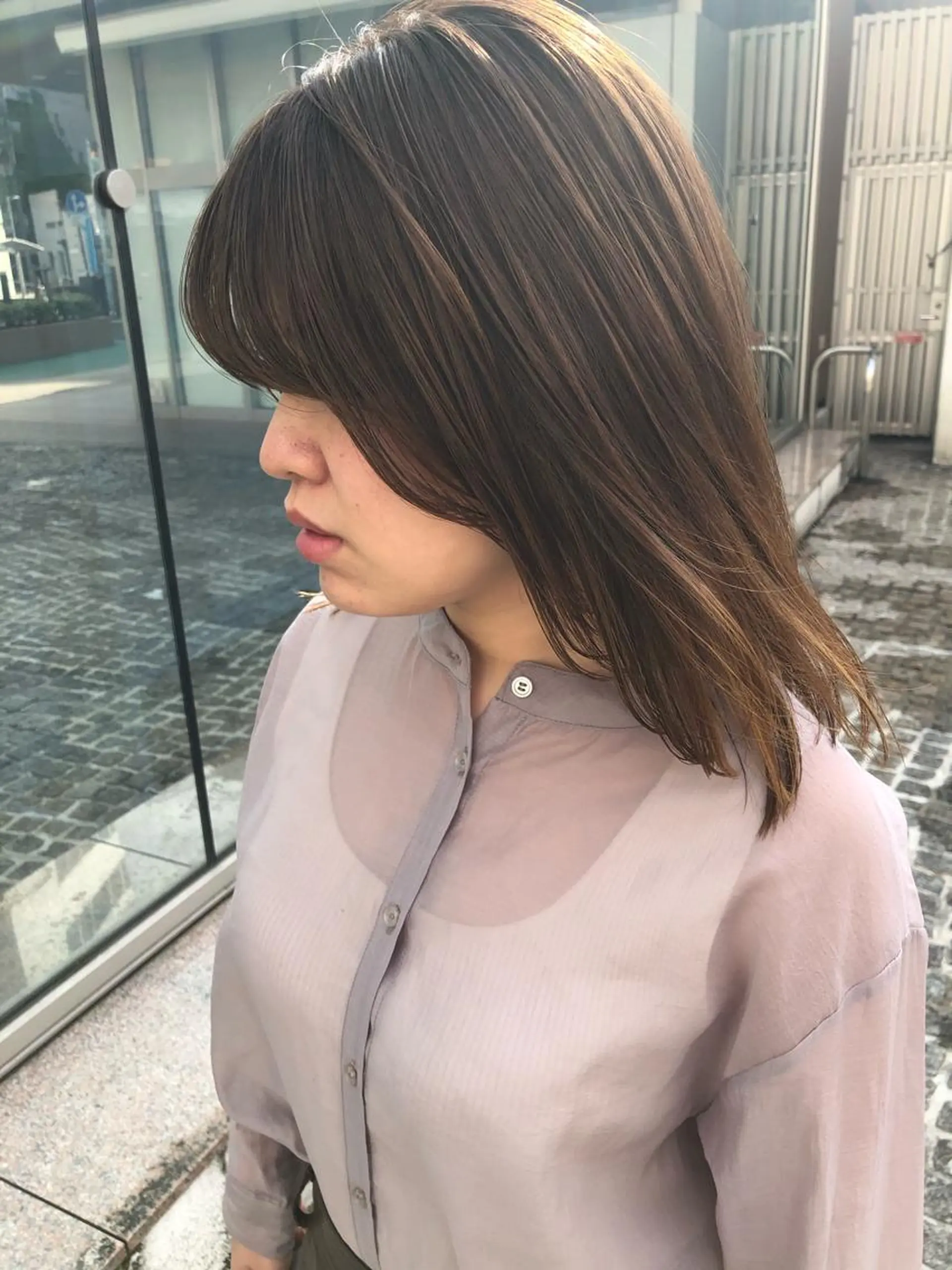 ミディアム 縮毛矯正 [仙台髪質改善]小原 弘之のヘアスタイル
