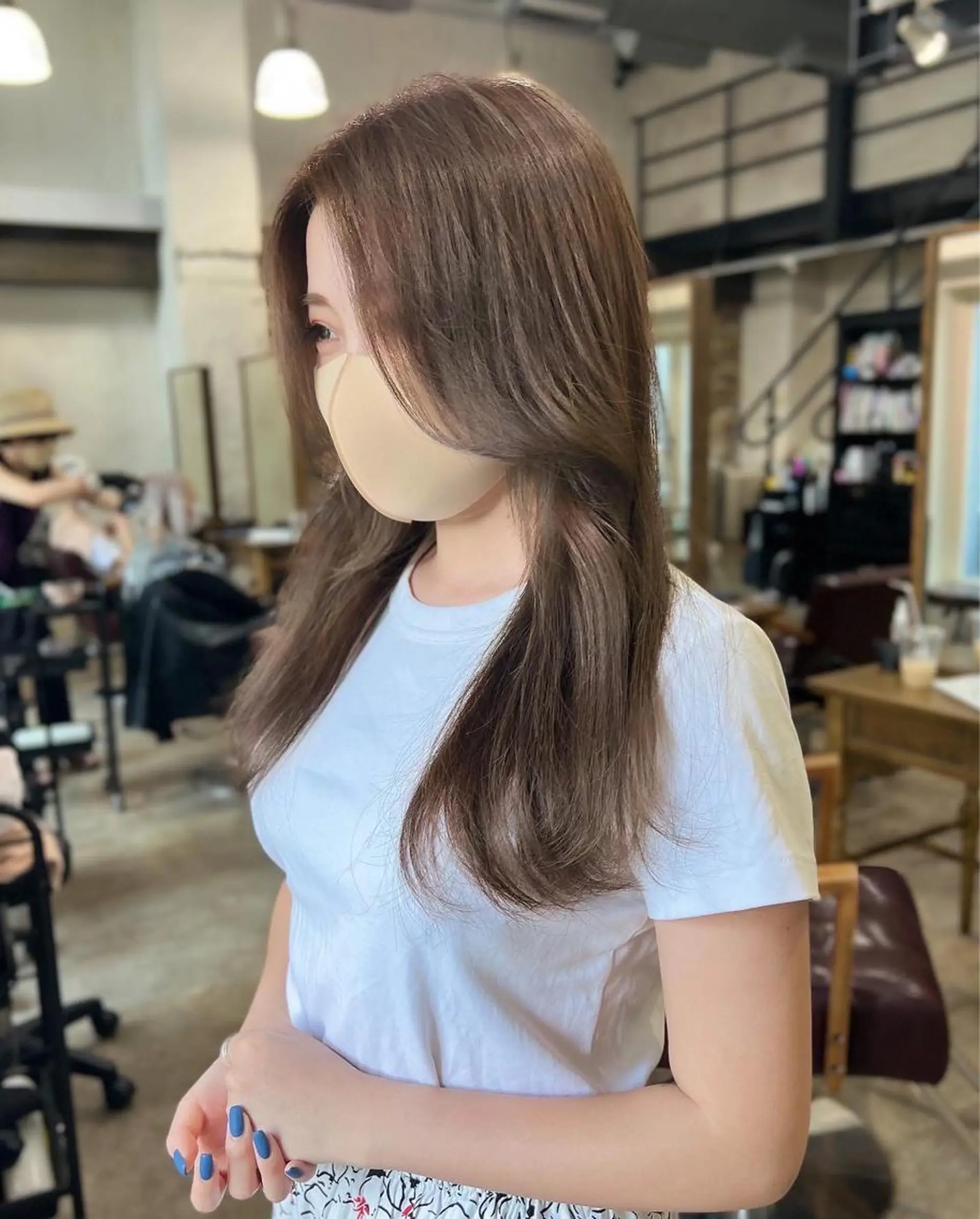 カラー ヘアカラー ✨ブリーチなし透明感 カラー✨松村 潤のヘアスタイル