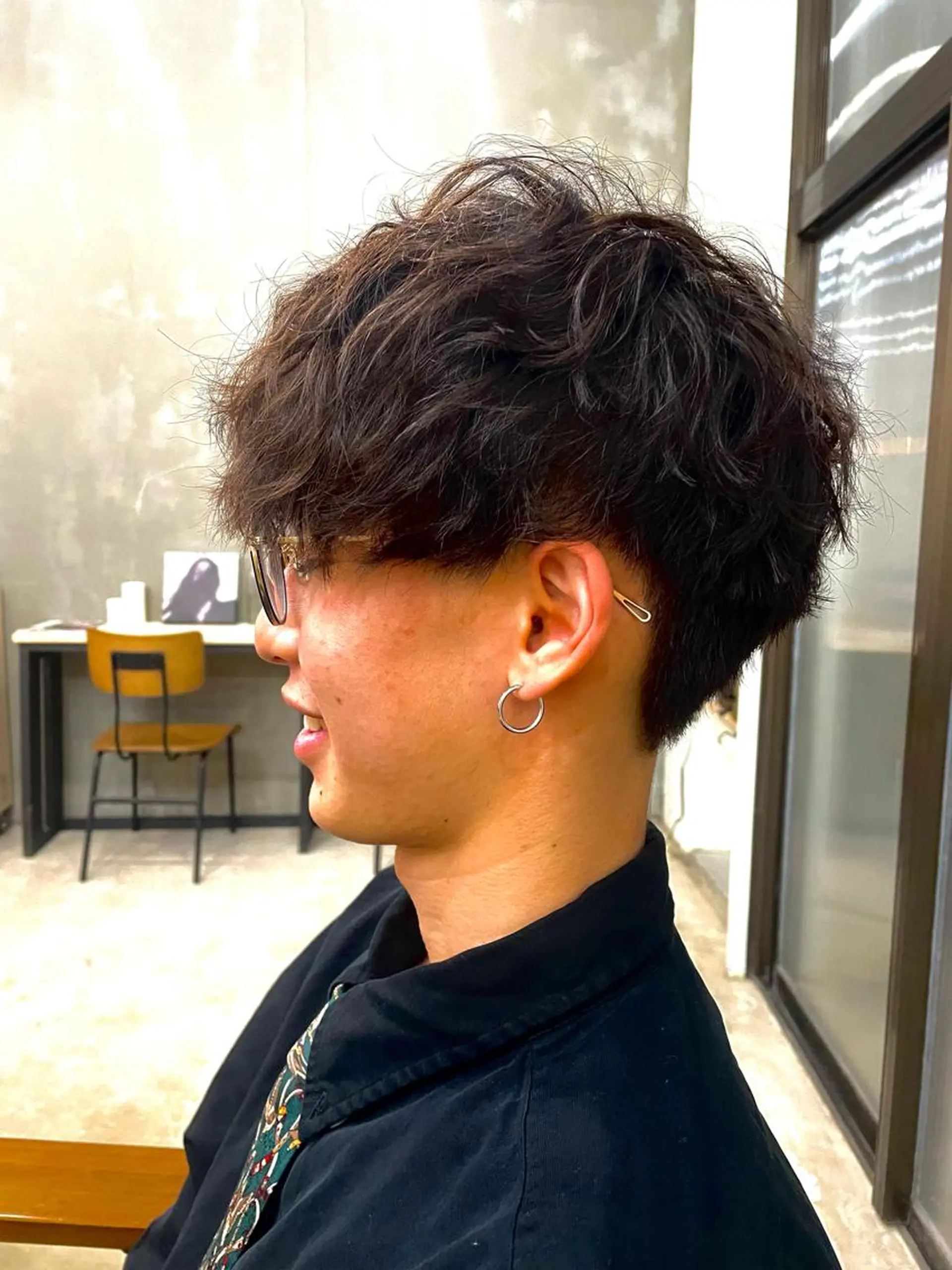 ショート メンズ メンズパーマ 刈り上げ 大人ショート🥂みつ はし こうだい🦕のヘアスタイル