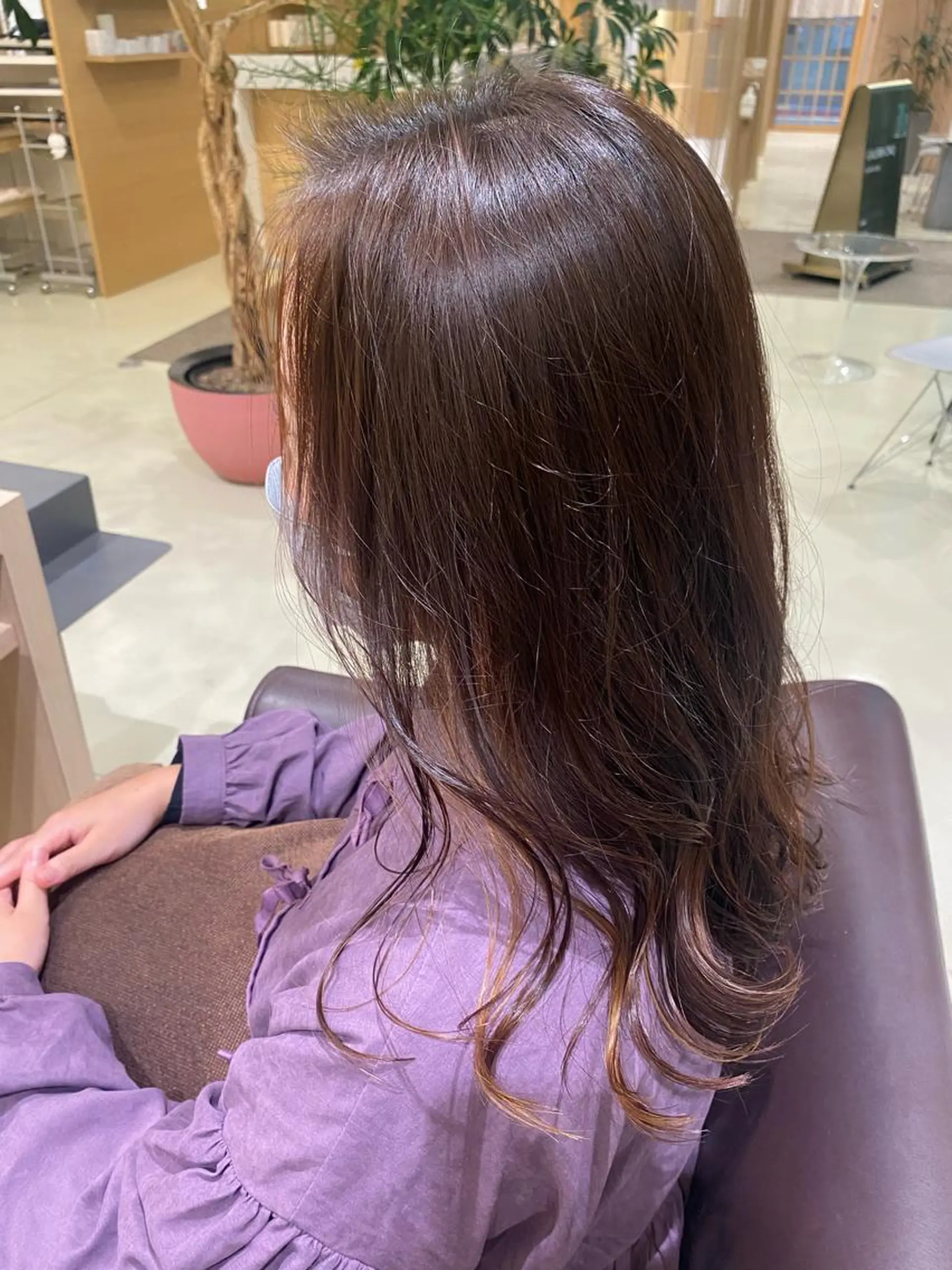 ロング 顔周りカット 韓国風ヘア レイヤーカット カット ヘアカラー みやび🫧髪質改善 🫧透明感カラー🫧のヘアスタイル