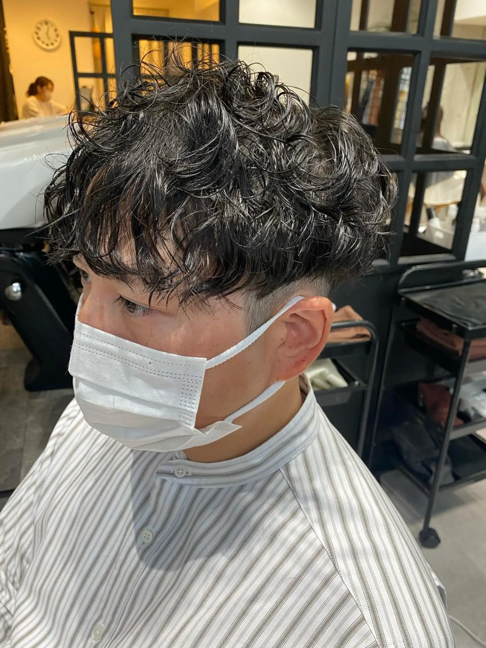 ショート パーマ メンズ カット パーマ トリートメント Dxxxx III所属・女性目線の大人 メンズ*Ayakaのヘアスタイル