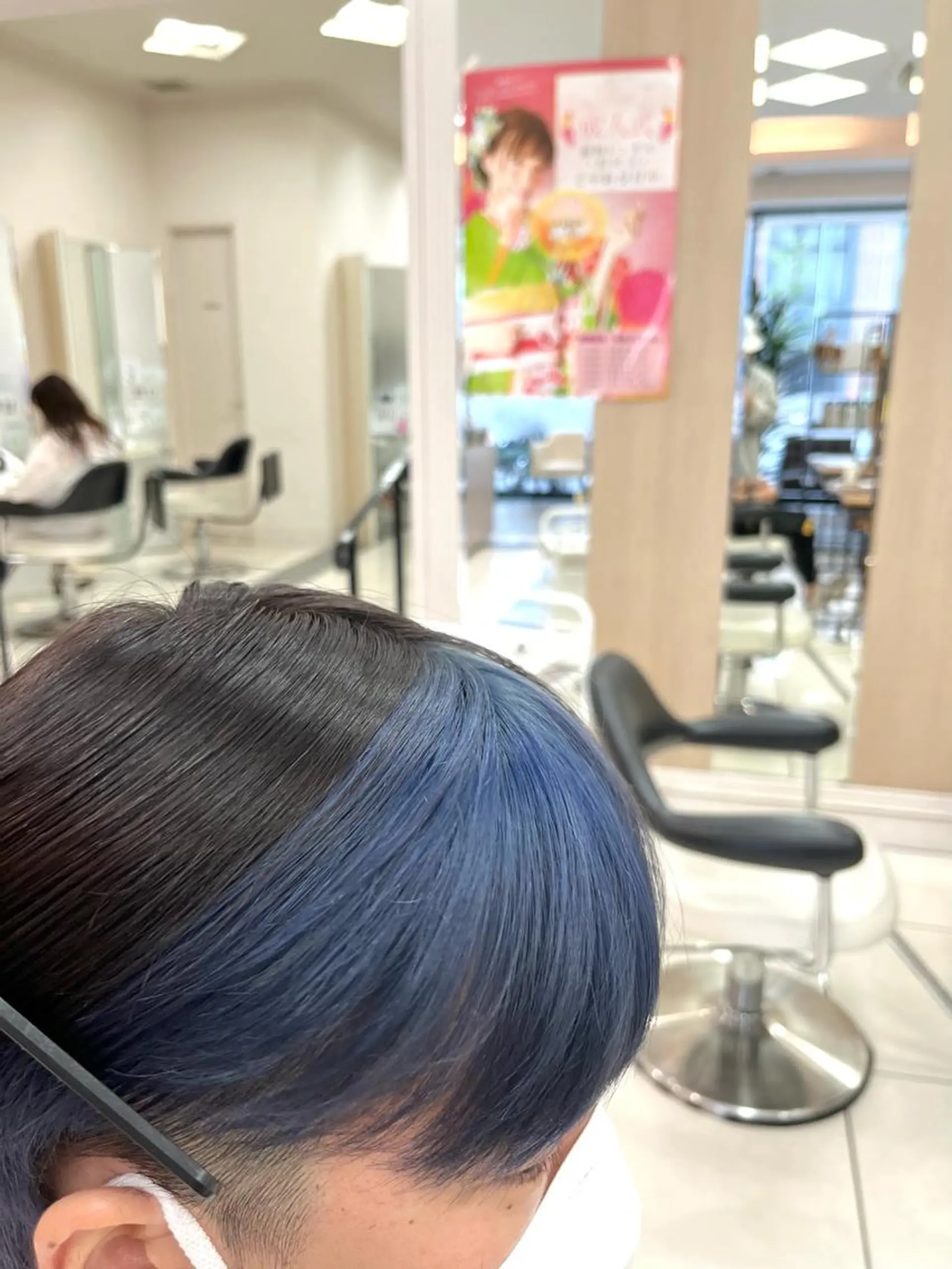 ショート カラー ブルーカラー ✔️ダブルカラー ✔️ショート✔️今野のヘアスタイル