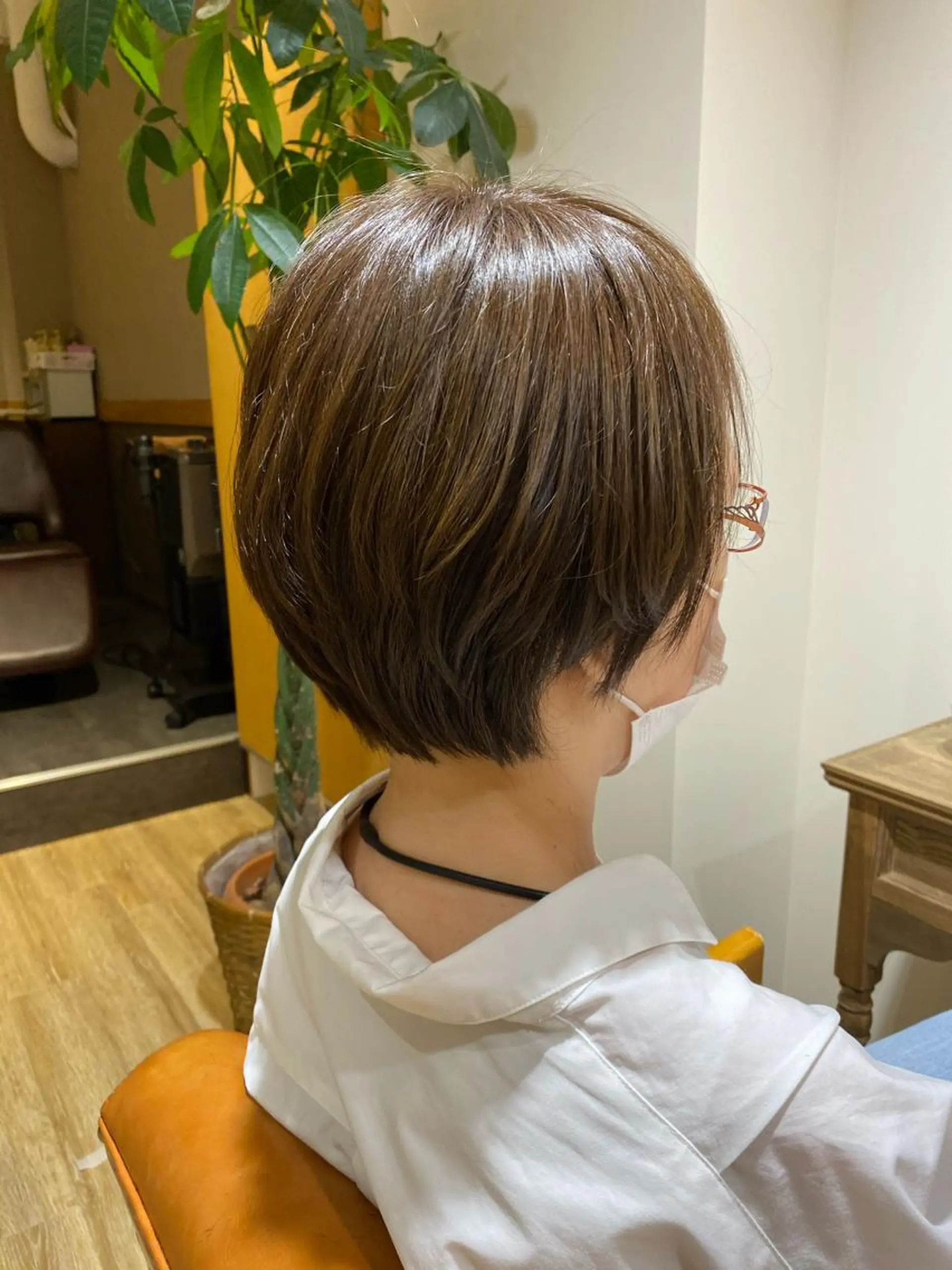 ショート ショートボブ ボブ ショートヘア カット Adatto所属・田中 美沙希のヘアスタイル