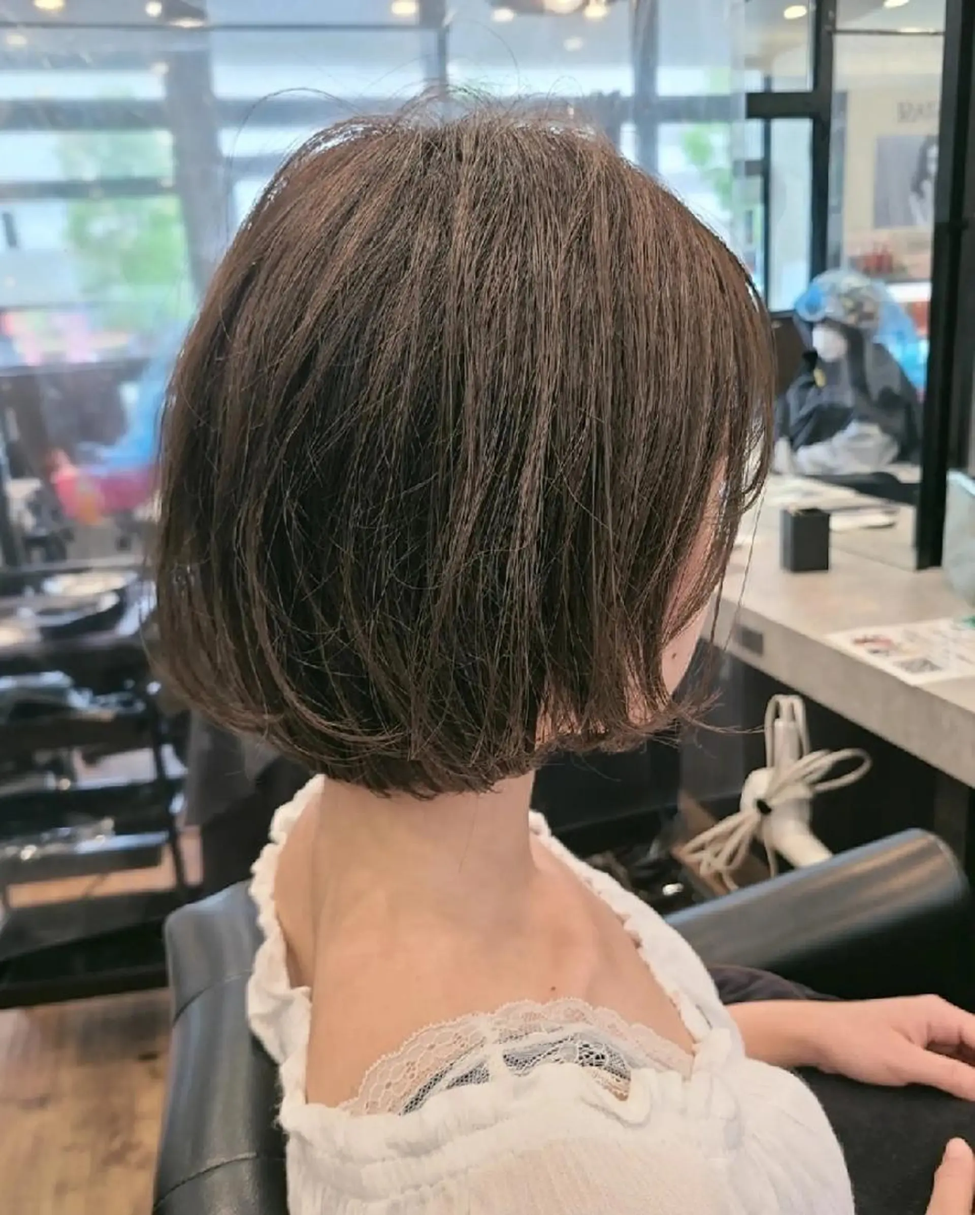 ショート カラー ショートボブ ボブ 似合わせカット ショートヘア カット ヘアカラー トリートメント 関口 友菜のヘアスタイル