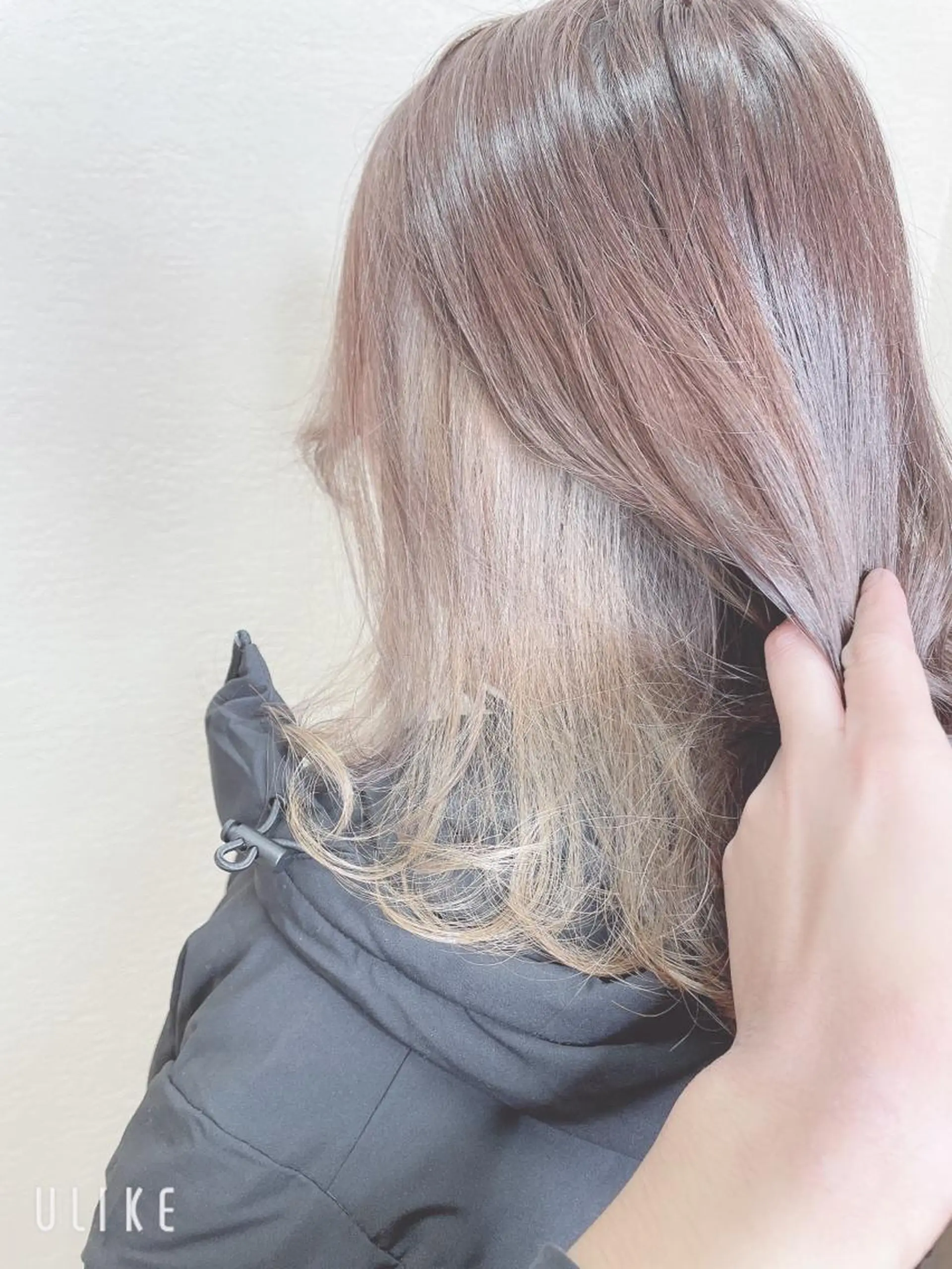 ロング カラー グレージュ ミルクティーグレージュ カット ヘアカラー ❣️モードケイズ塚口 和田一将のヘアスタイル