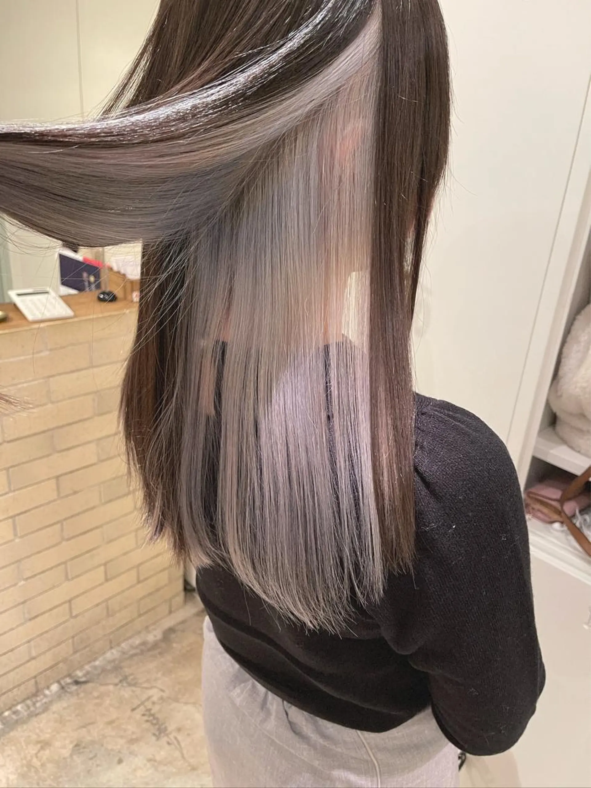 ミディアム TELA HAIR草加店所属・艶髪カラー😊 西久保光✂️のヘアスタイル