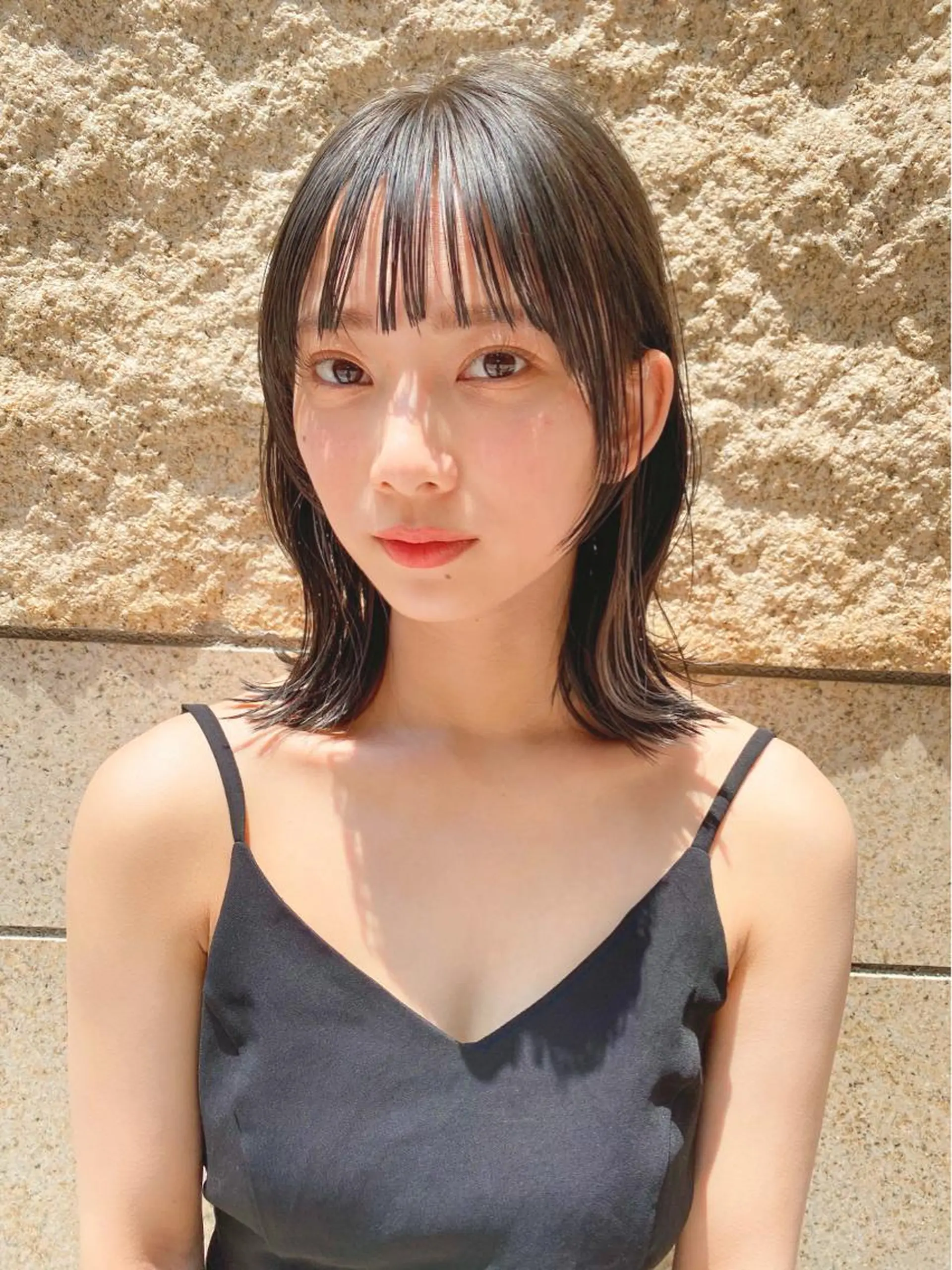 ミディアム くびれヘア カット 🌈今野佑哉 ショートボブブリーチのヘアスタイル