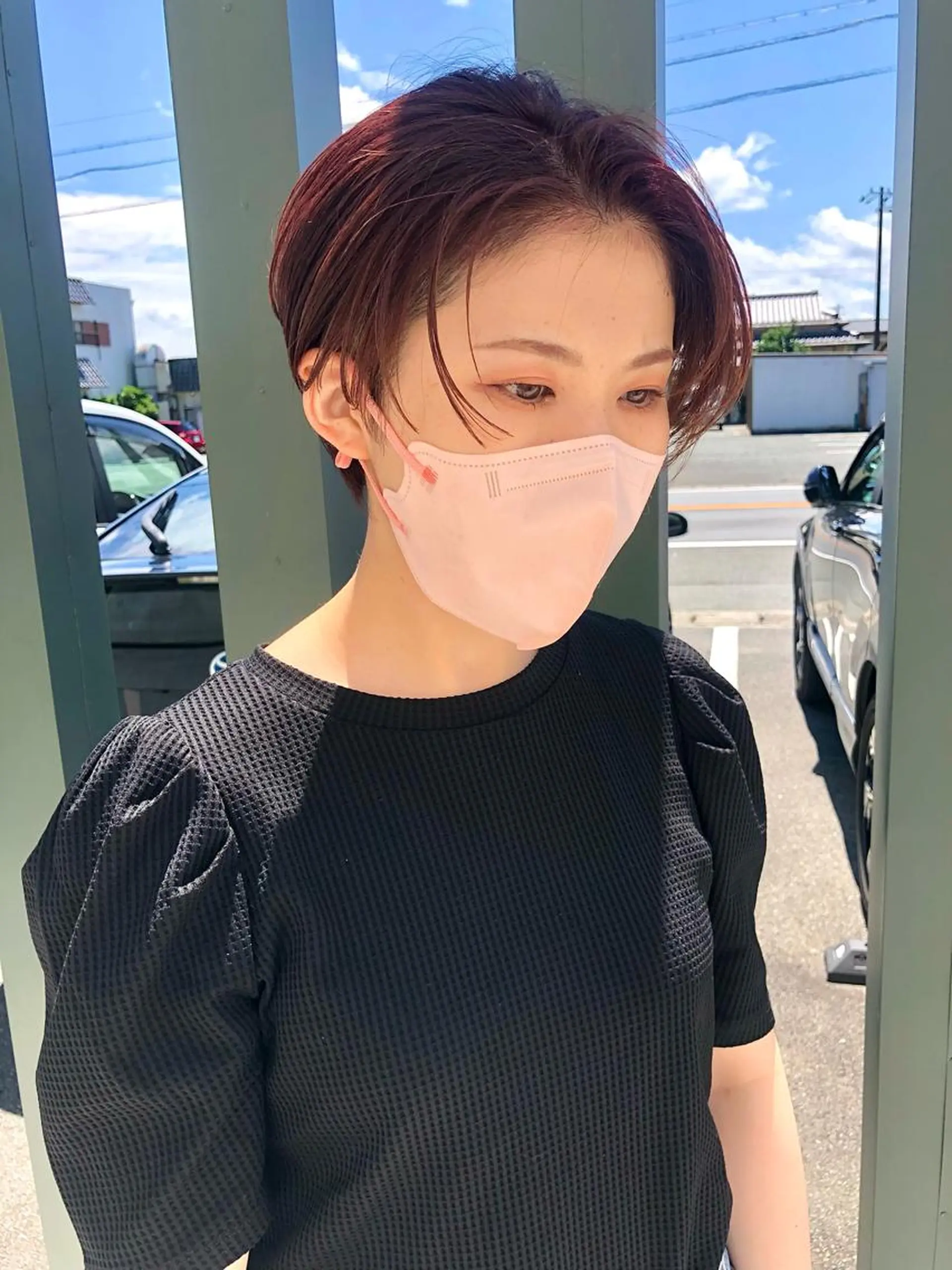ショート カット 角屋 美咲のヘアスタイル