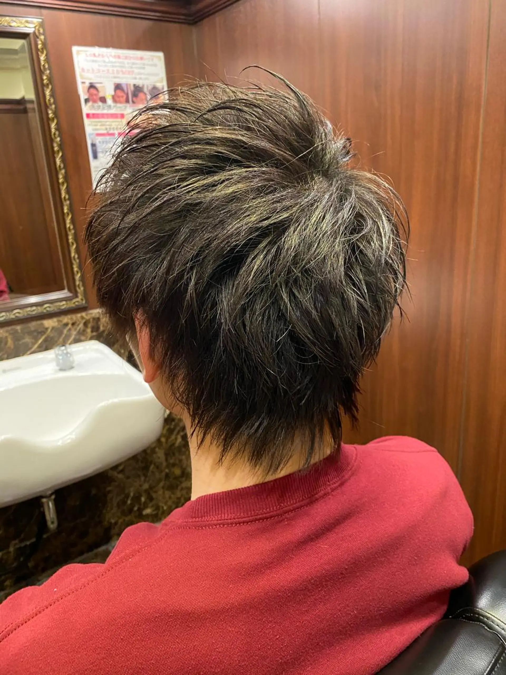 ショート メンズ 浅見 天翔のヘアスタイル