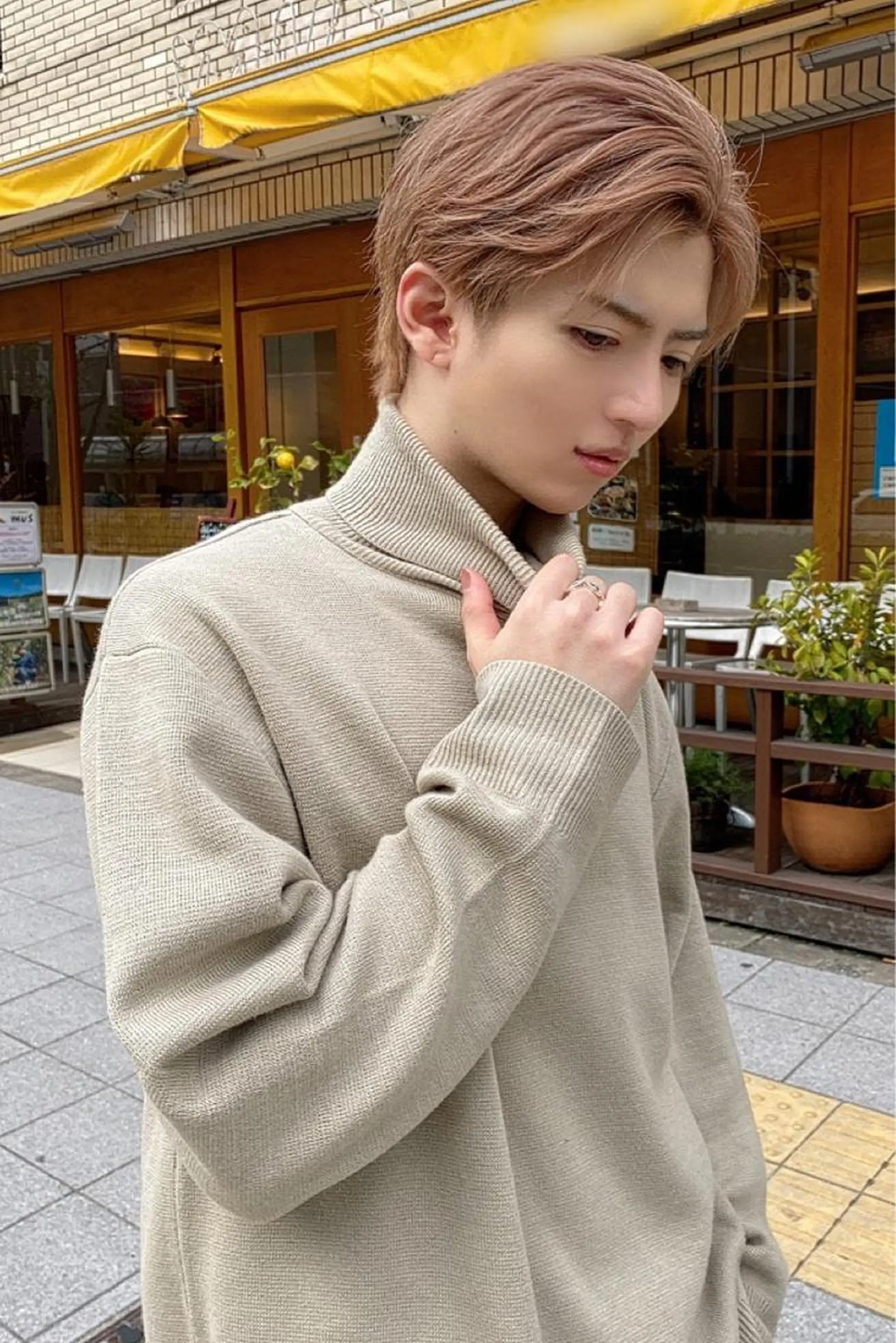ショート カラー メンズ メンズ専門 スタイリスト前田雄輝のヘアスタイル