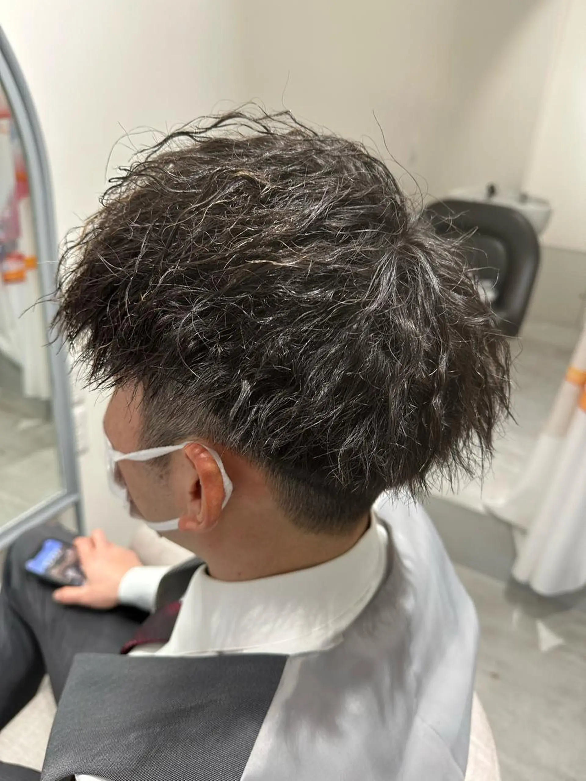 パーマ メンズ フェードカット メンズパーマ スキンフェード メンズツイストパーマ スパイラルパーマ カット パーマ トリートメント メンズ支持率No.1 メンズ特化/三木田のヘアスタイル