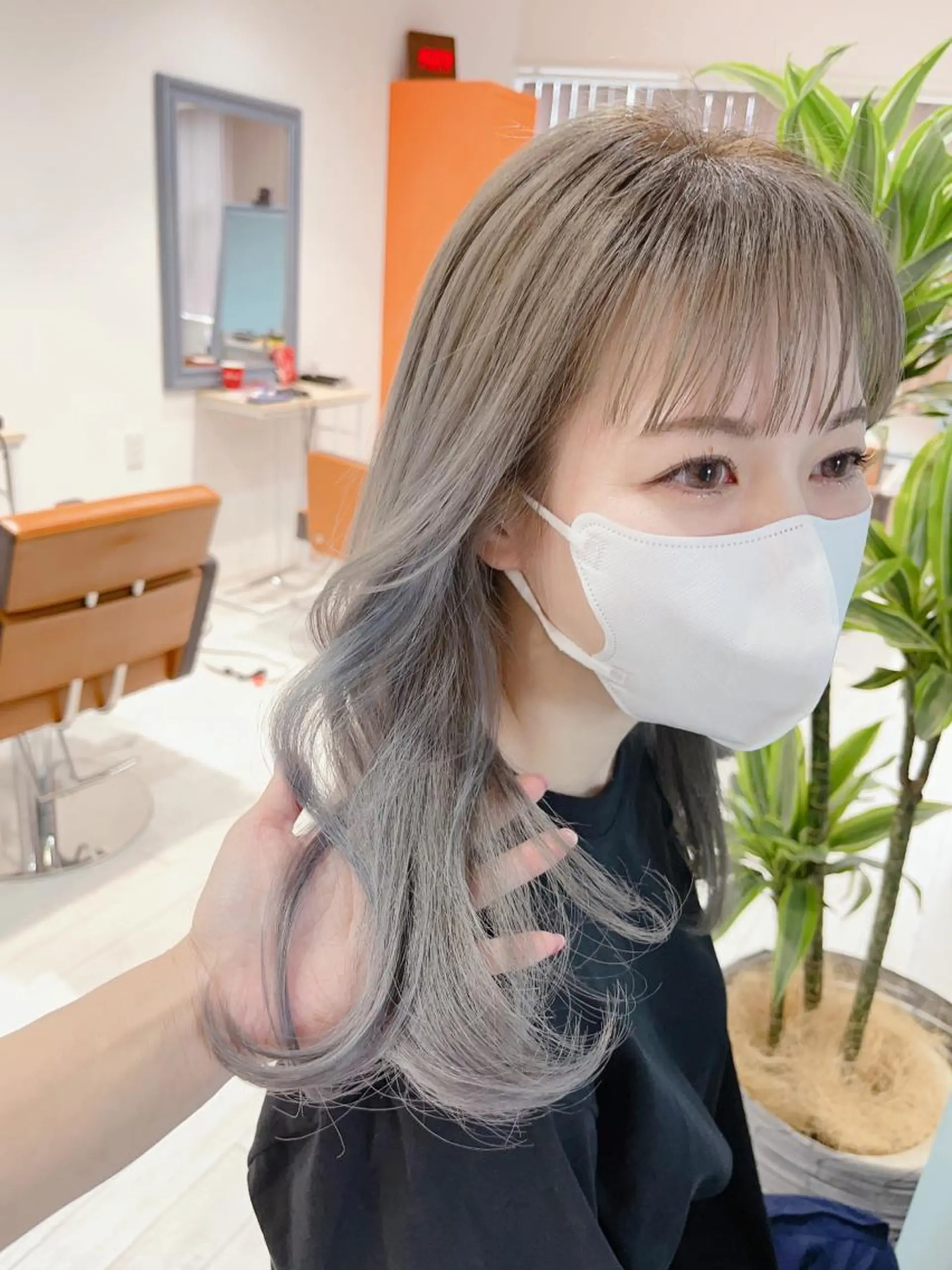 カラー シルバー ✨️💎山口 真依💎✨️のヘアスタイル