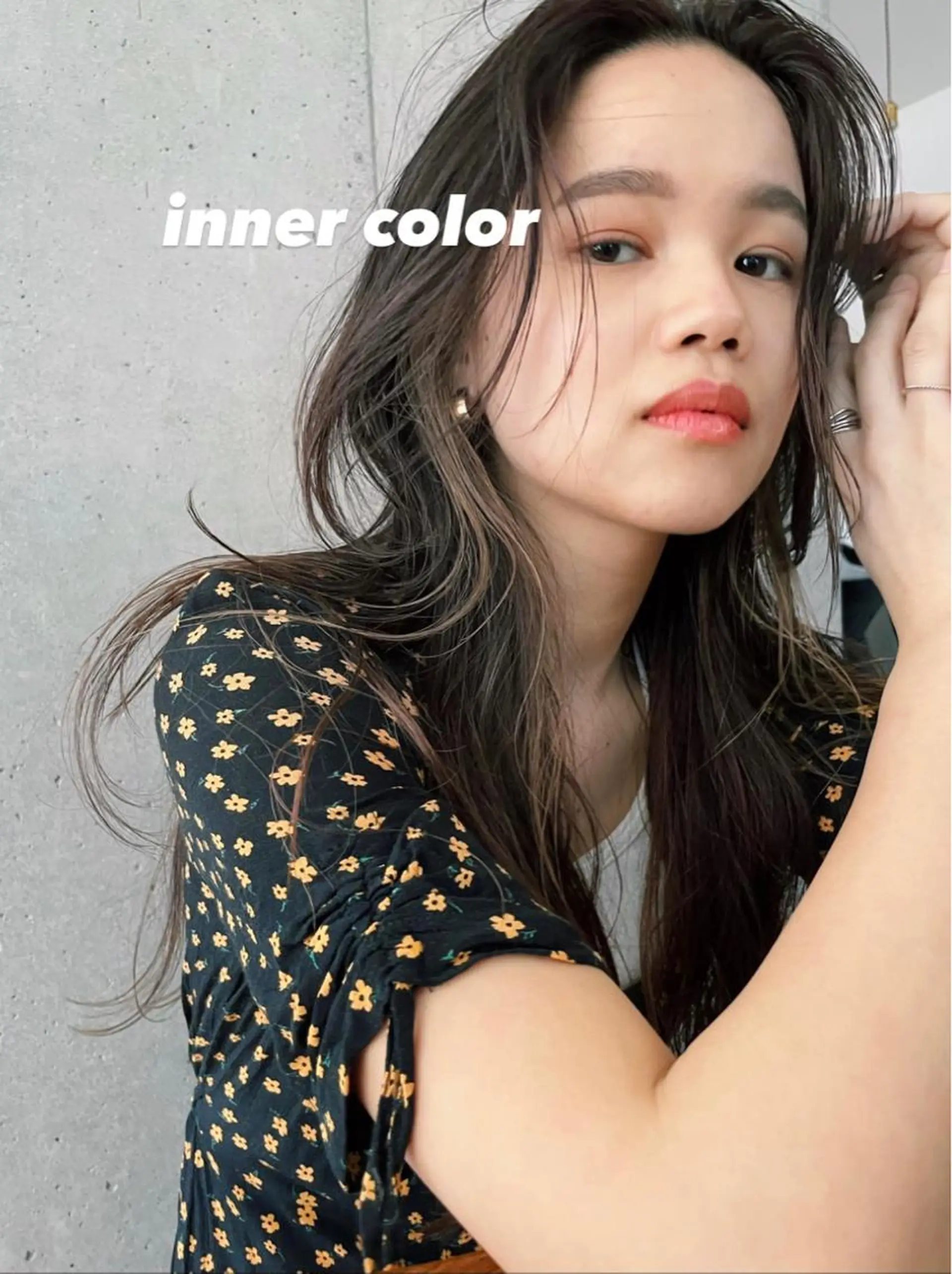 ロング カラー ヘアアレンジ ベージュカラー インナーカラー LINOA✿Miku /ブリーチ/ボブのヘアスタイル