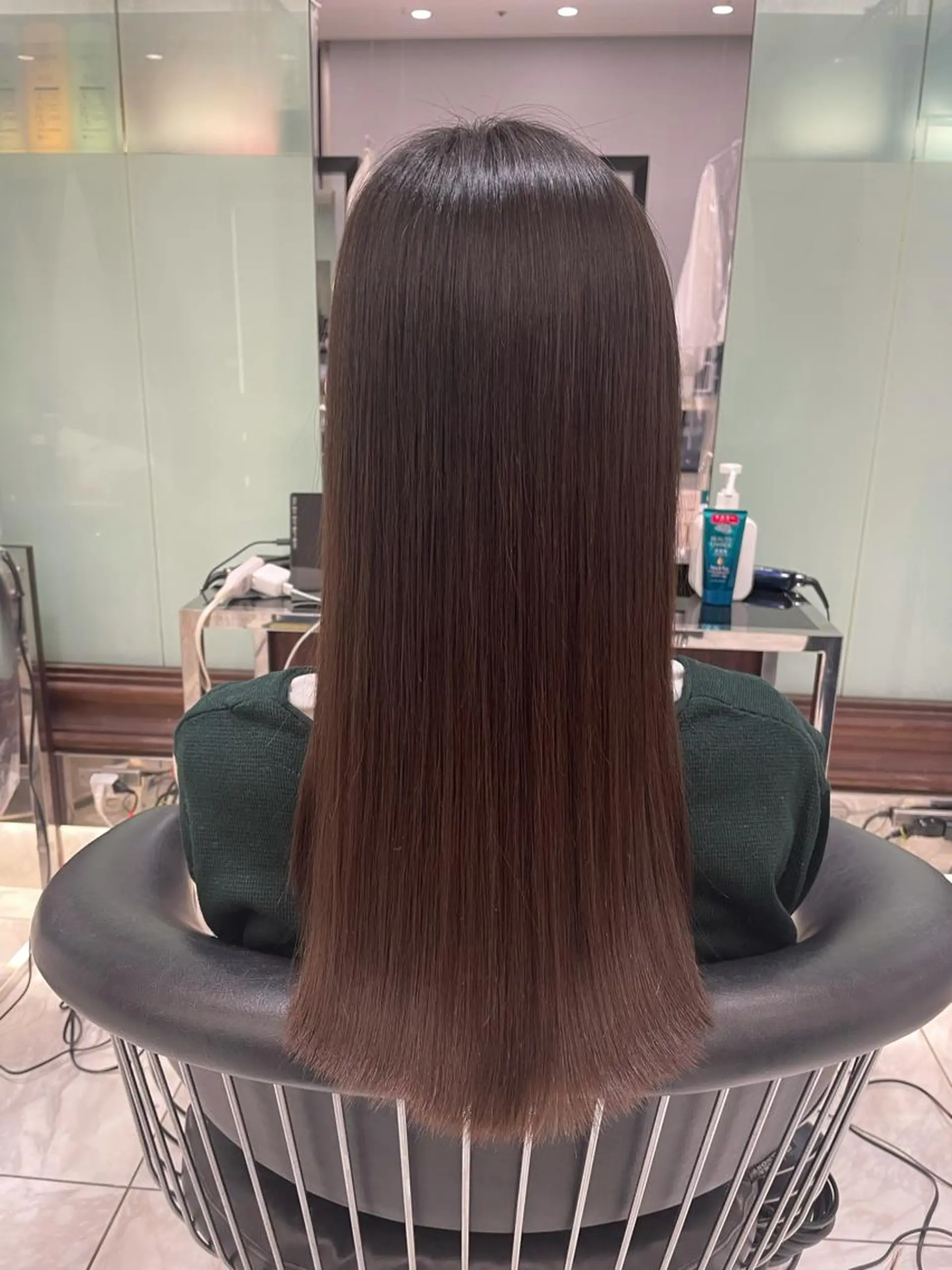 ロング 韓国風パーマ/ヘア セット/店長みづきのヘアスタイル