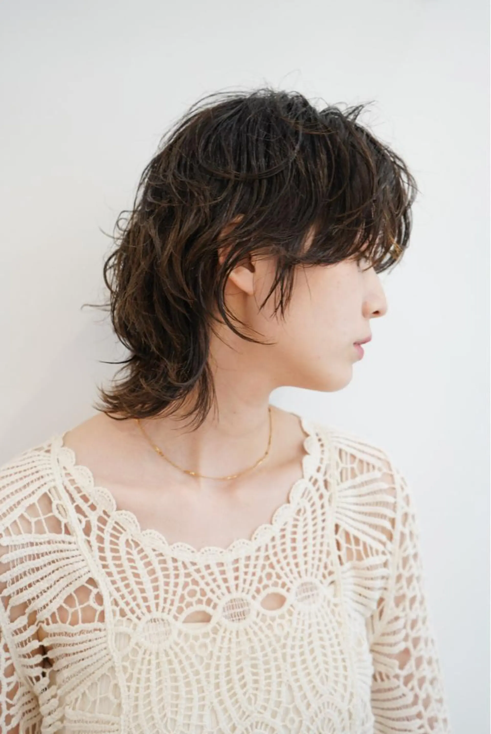 ミディアム パーマ THE DAY所属・AKI HASHIMOTOのヘアスタイル