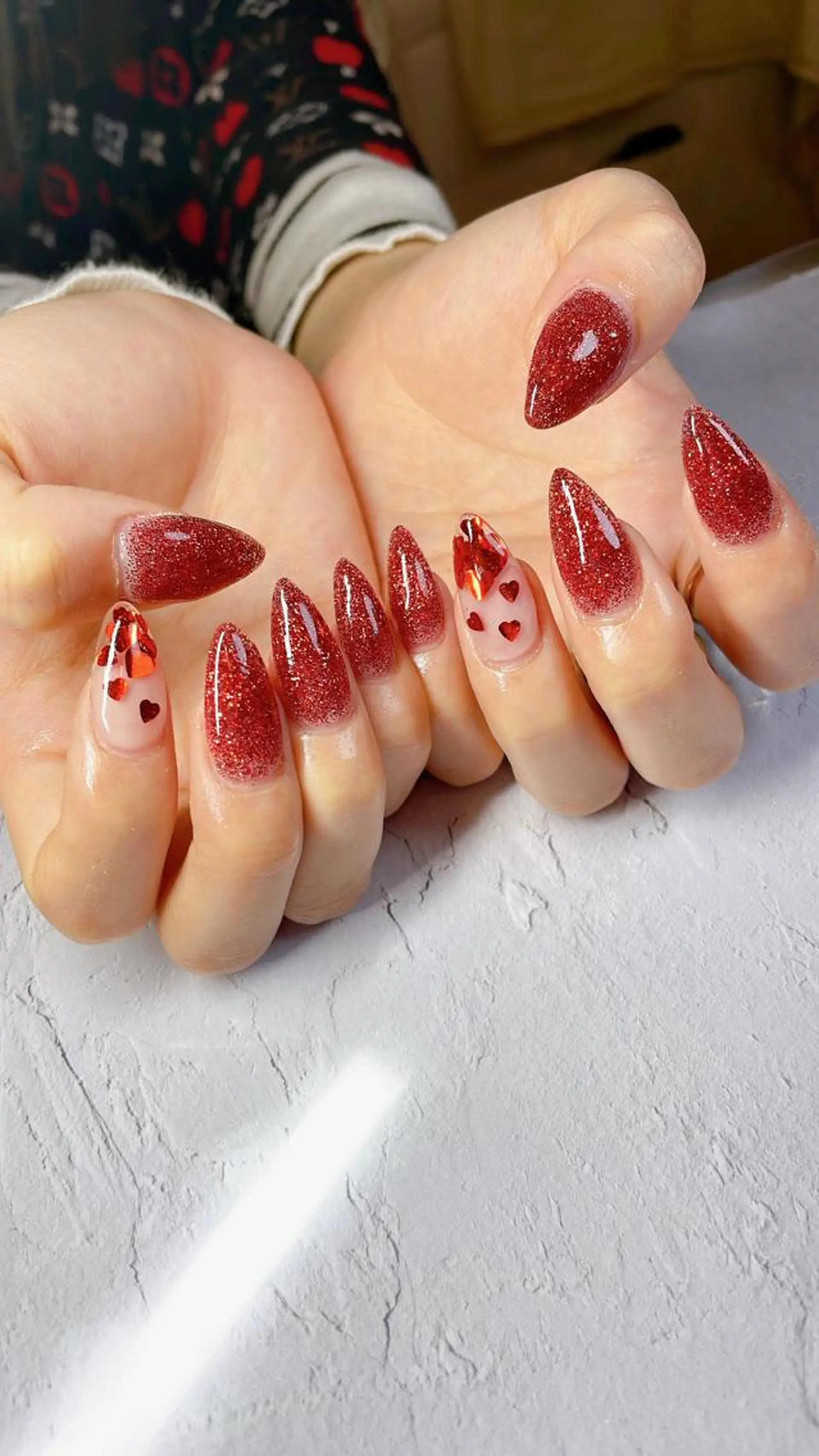 ネイル グラデーション ワンカラーネイル ハンドネイル LaLa Peach 福岡のマツエク・マツパデザイン