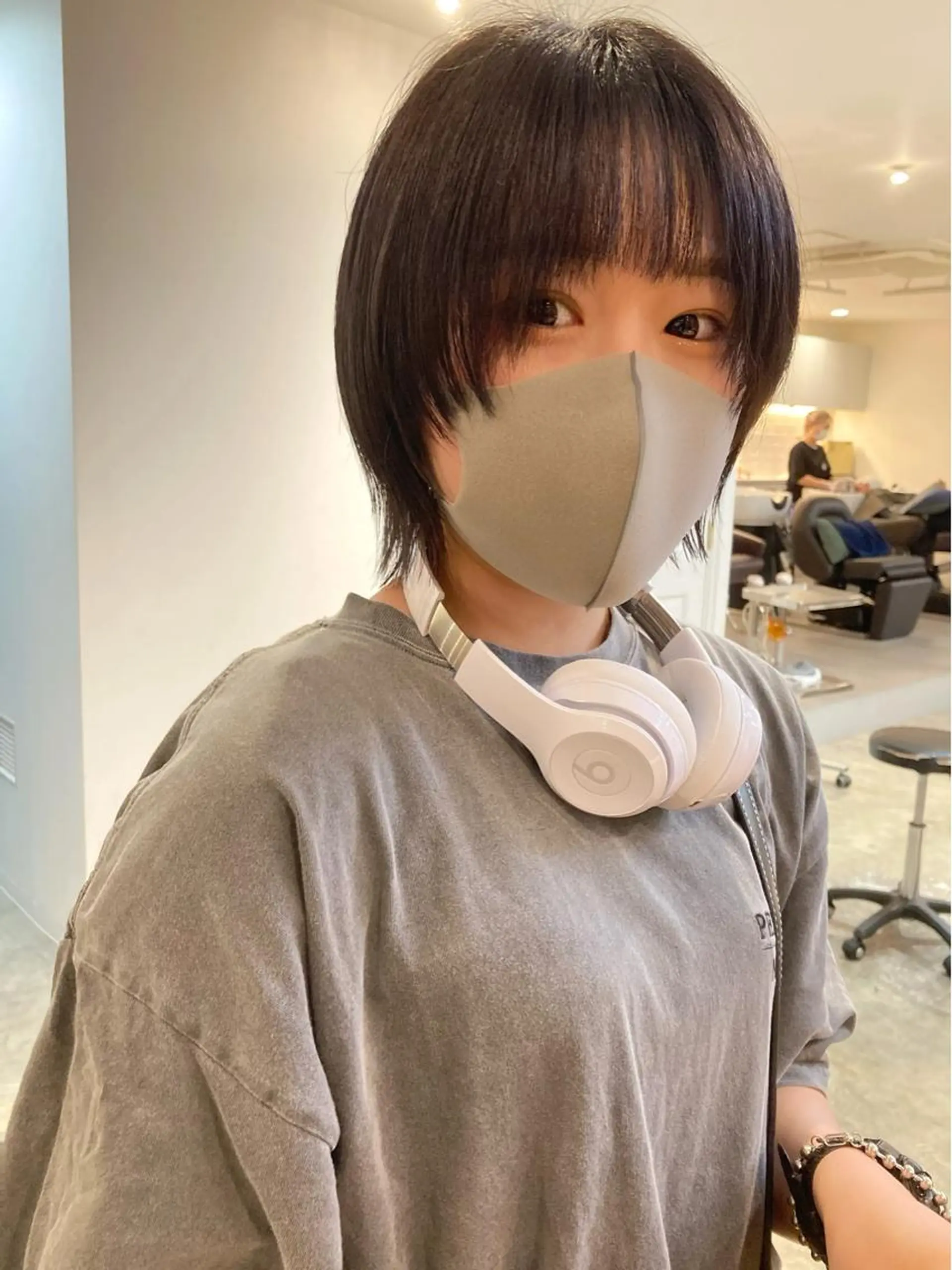 ショート ボブ ウルフカット カット カラーリスト菅野 竜矢🌈のヘアスタイル