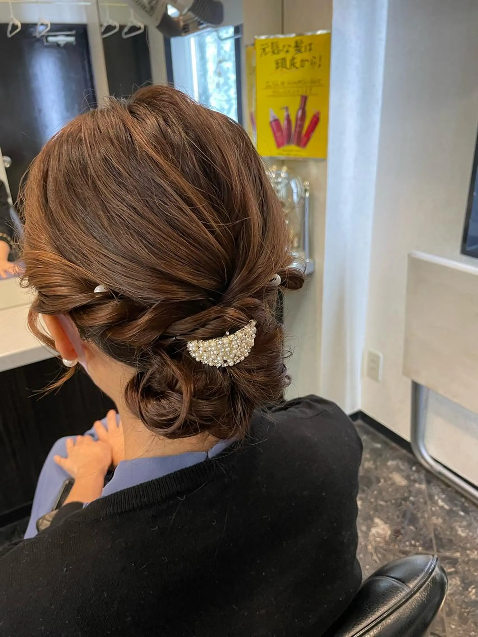 セミロング ヘアセット ボブ/レイヤー/ 茉莉花のヘアスタイル