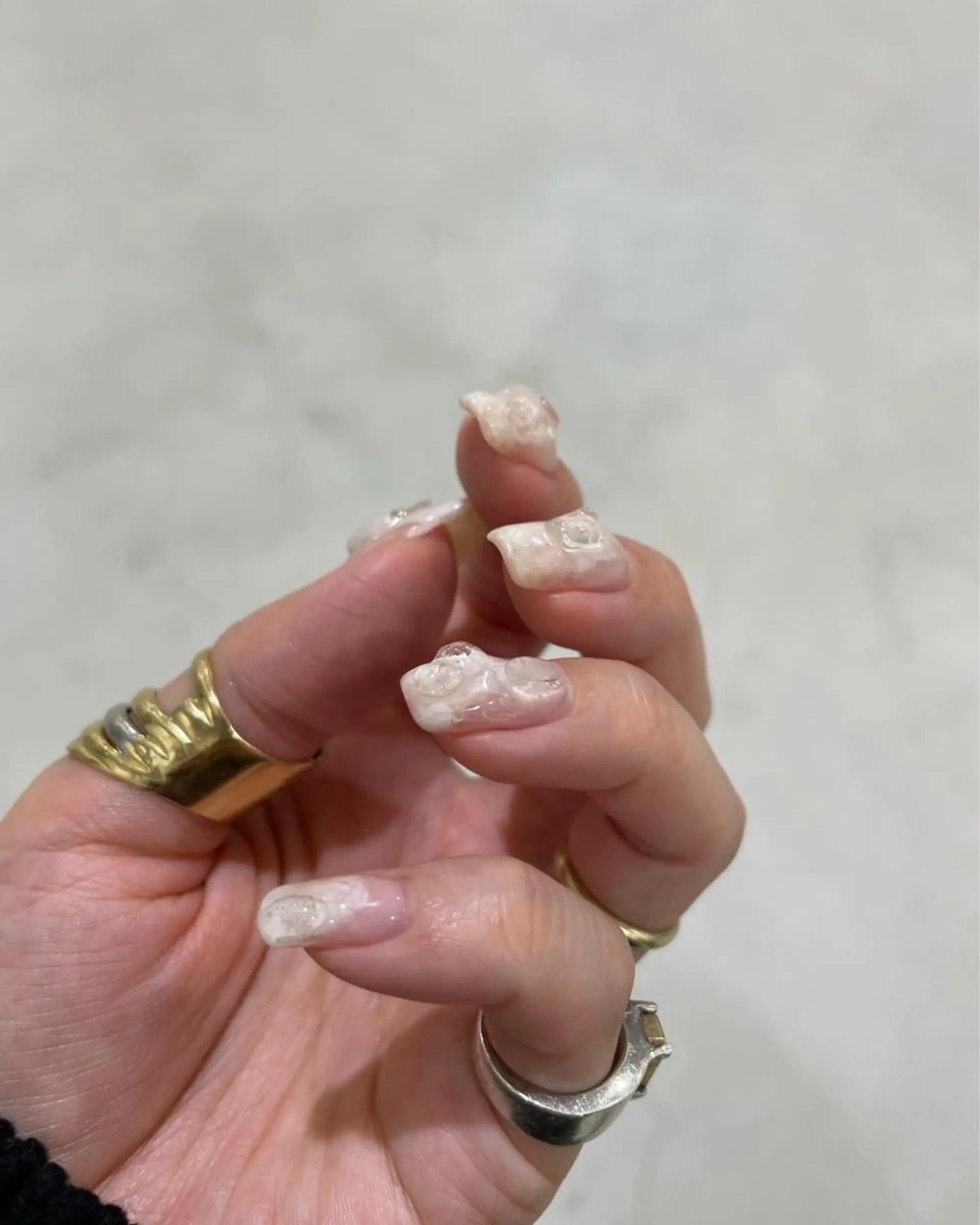 ネイル アートネイル ハンドネイル フットネイル kiii.__ ✴︎*のネイルデザイン