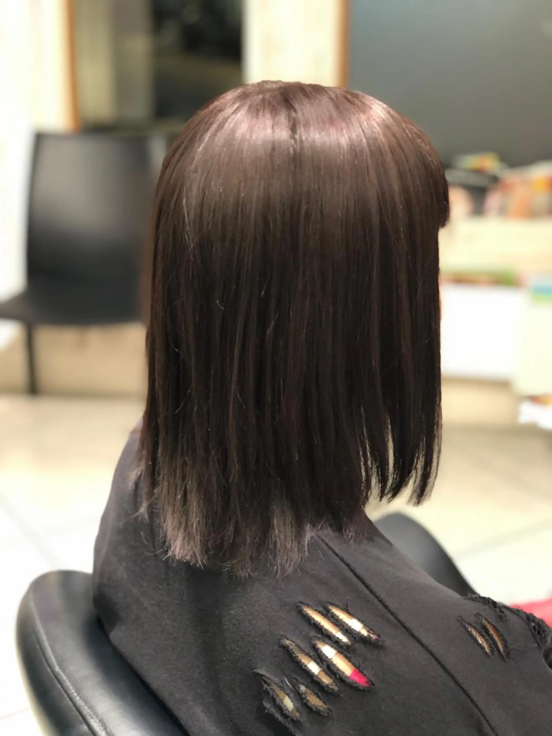 ミディアム カラー FENICE onthe beach所属・永井大樹✨ 透明感カラー✨のヘアスタイル