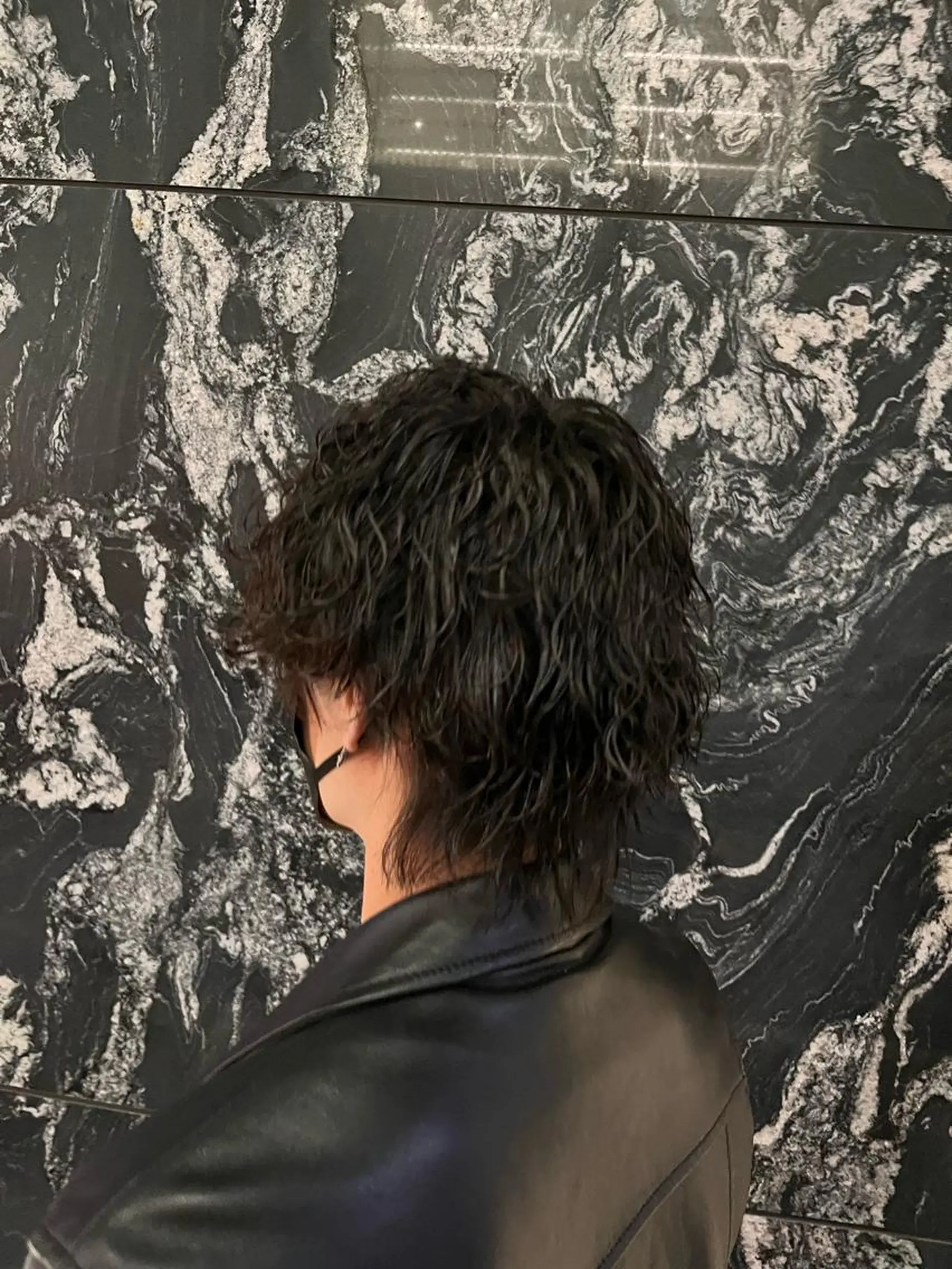 パーマ メンズ 赤羽今日子/レイヤー /盛れる顔まわりのヘアスタイル