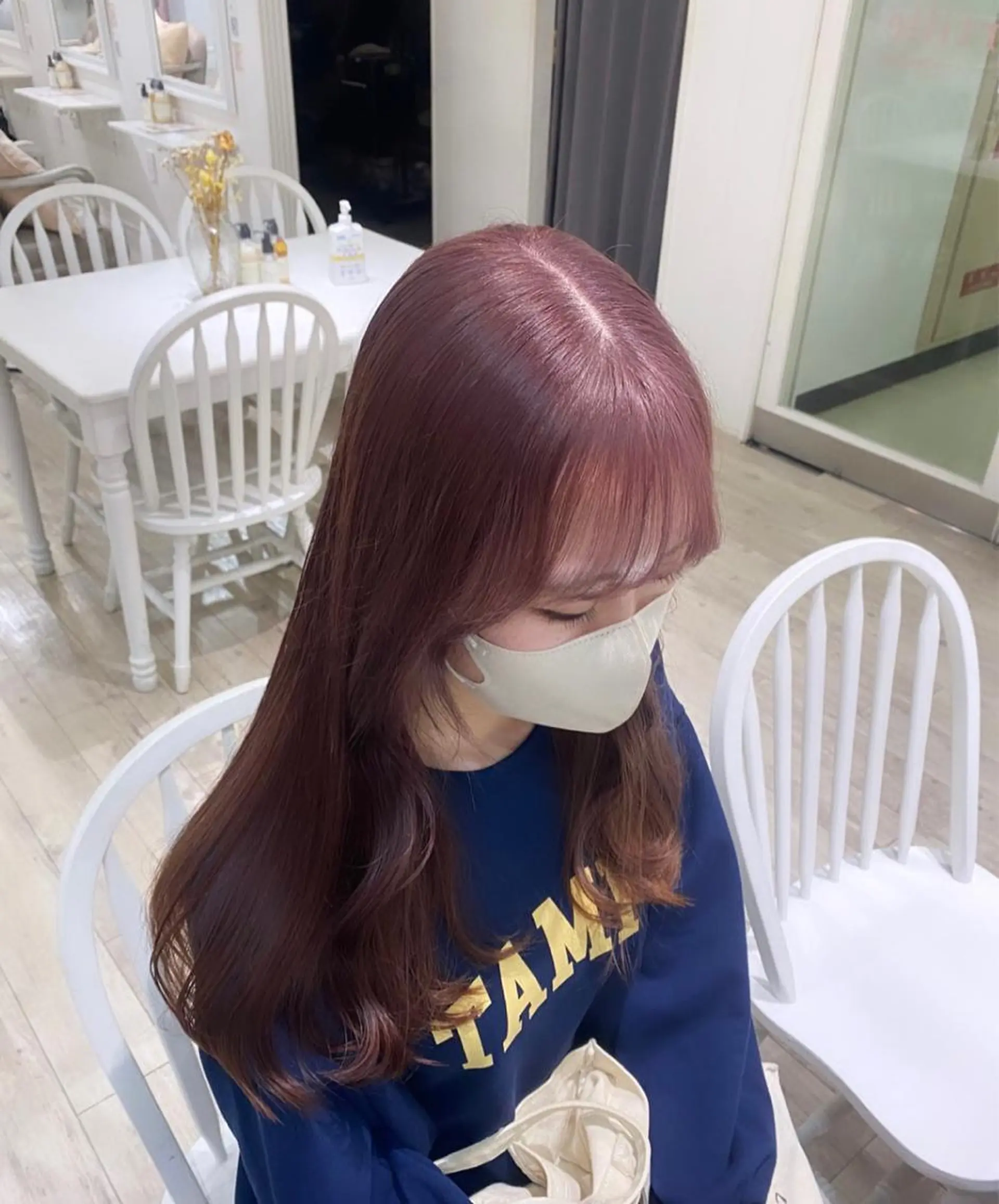 ロング カラー ヘアアレンジ ブリーチ ヘアカラー トリートメント 韓国ヘア /aibiのヘアスタイル