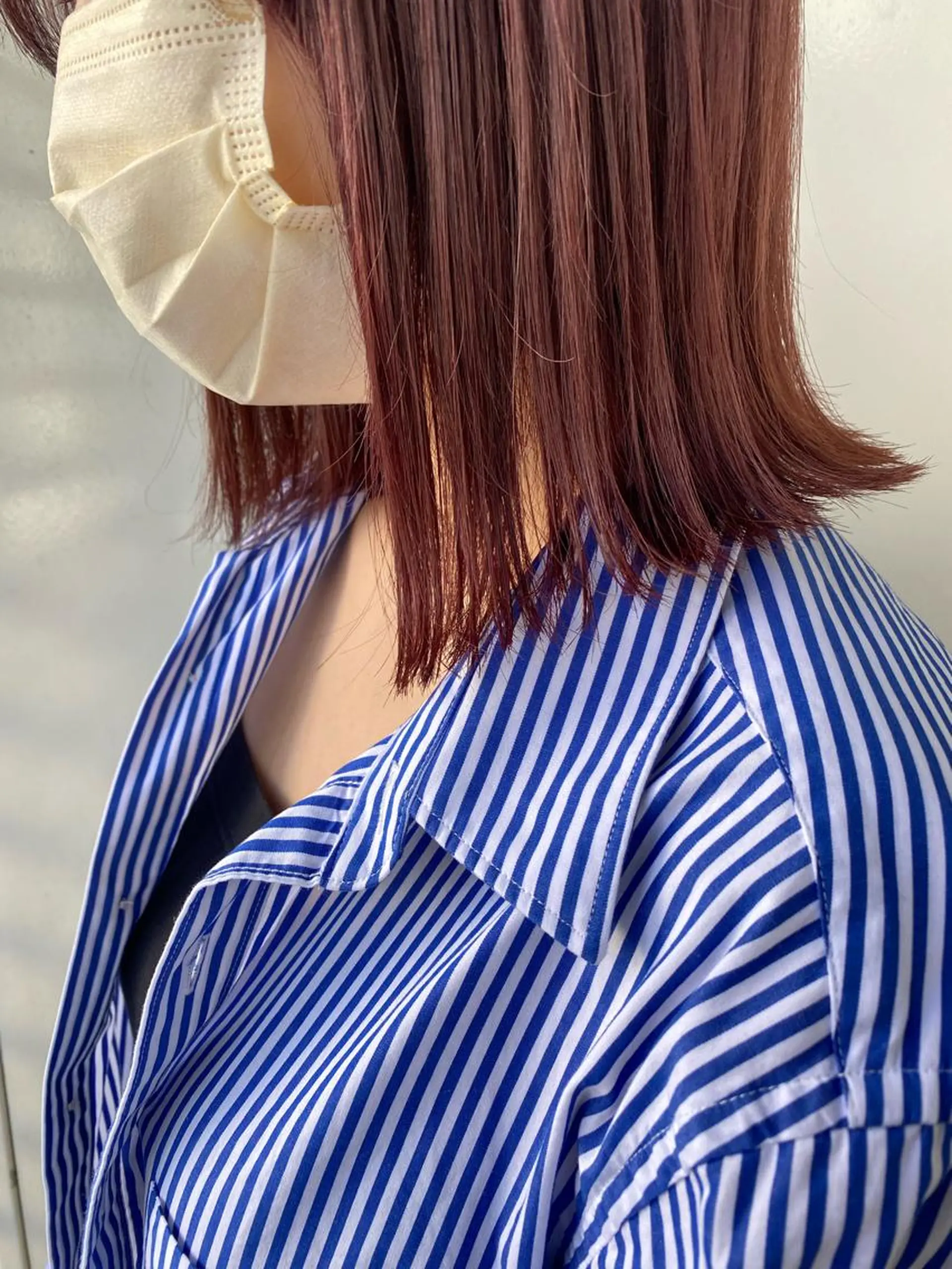 ミディアム カラー ANNA /艶髪/ハイトーンのヘアスタイル