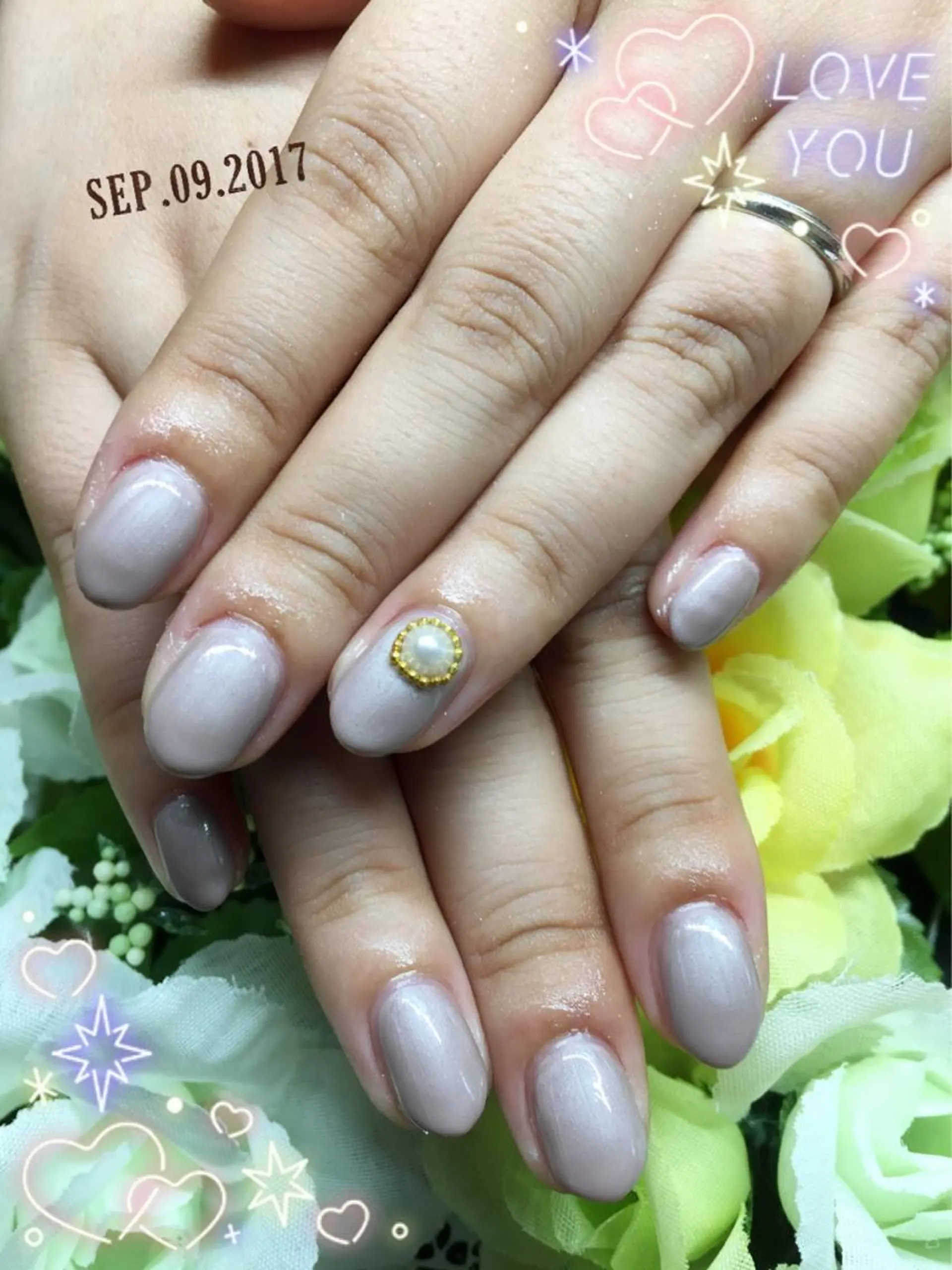 ネイル ワンカラーネイル シンプルネイル Sakura NaiLのネイルデザイン