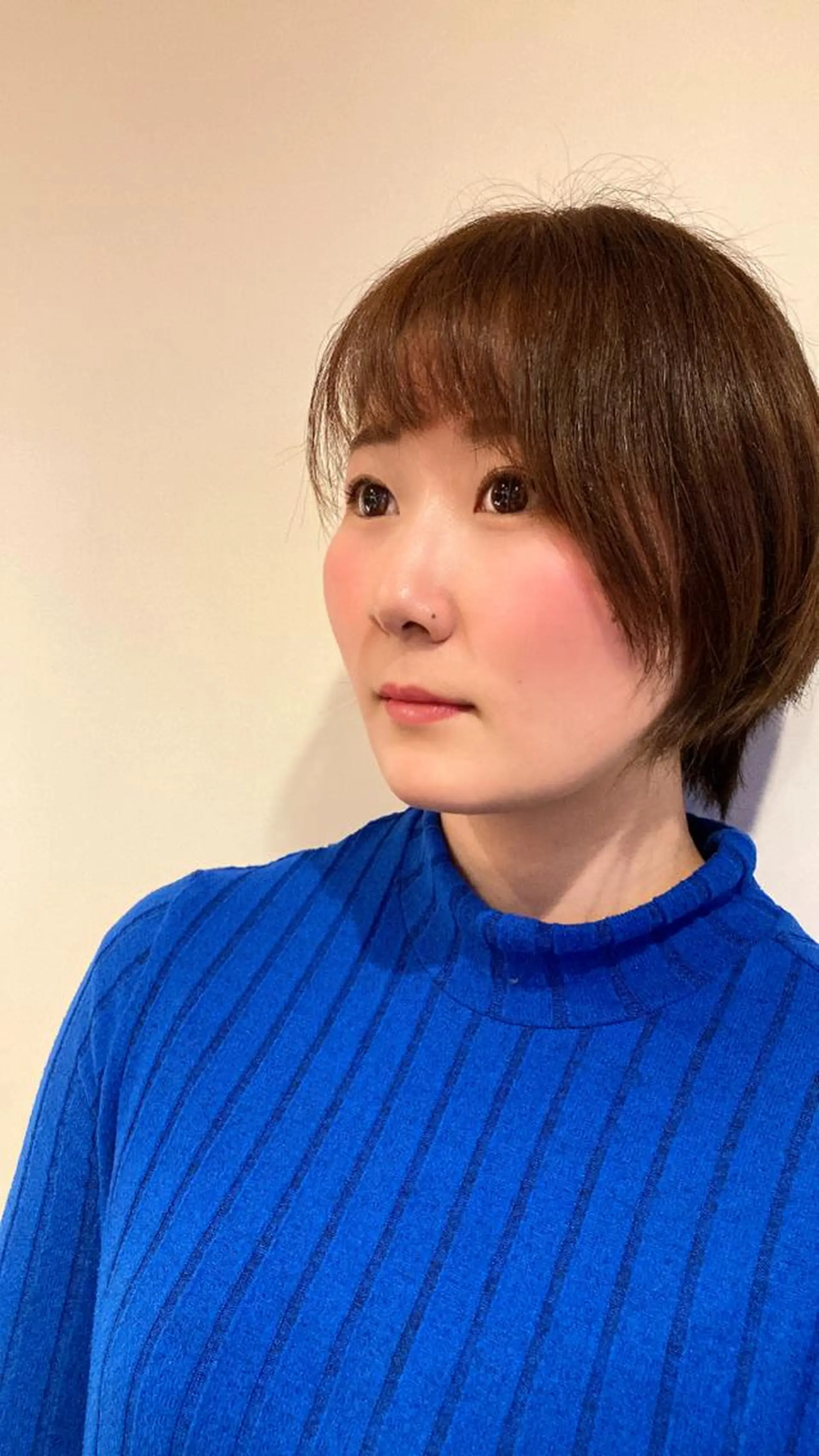 ショート カラー ブリーチ 透明感カラー ブリーチなしカラー 小島 千夏のヘアスタイル