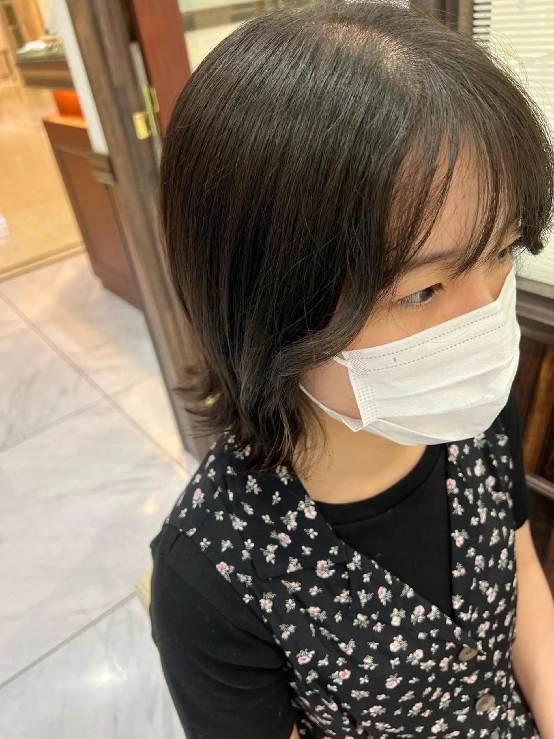 ミディアム あんどう ゆうかのヘアスタイル