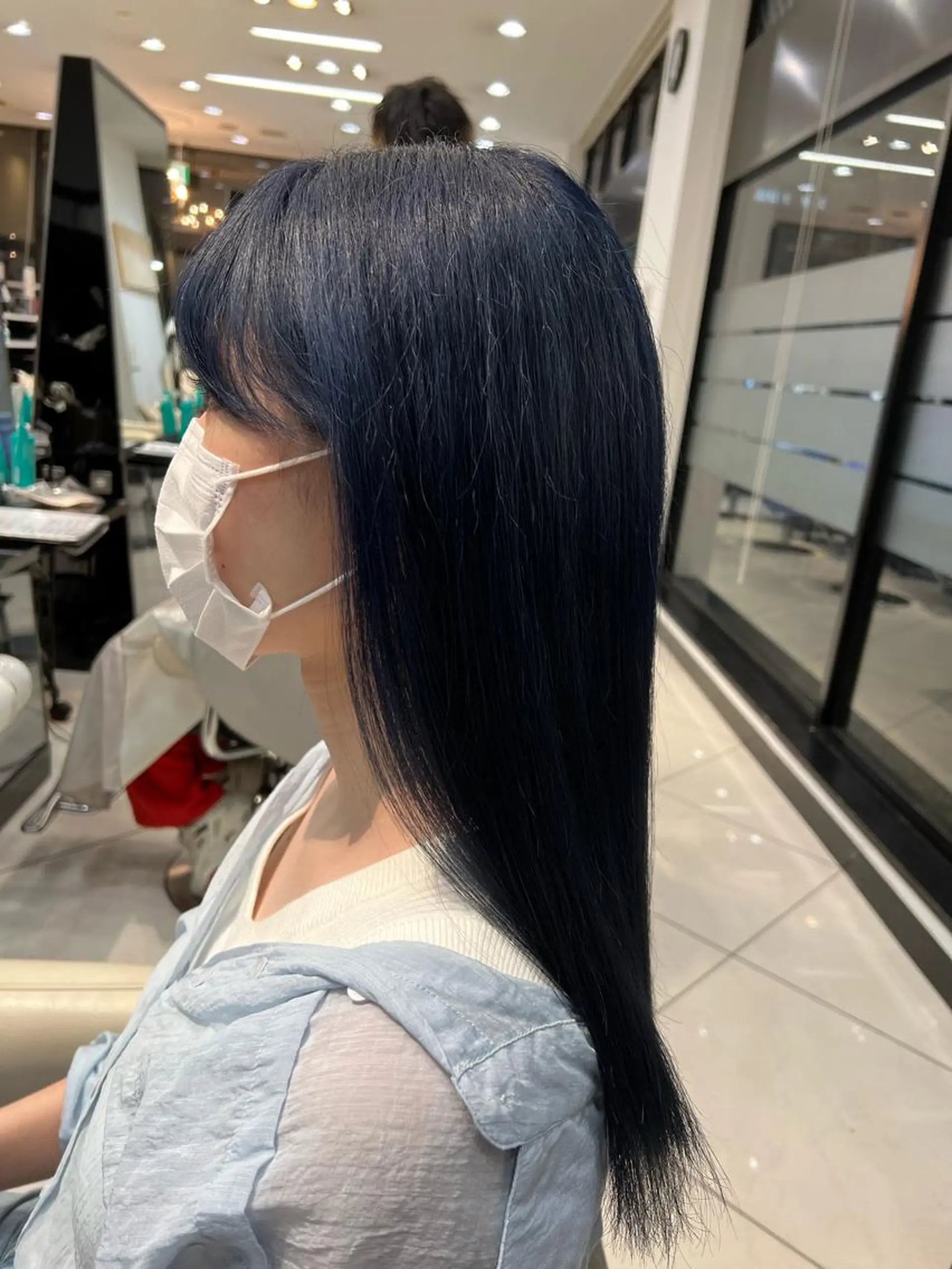 ロング カラー ブリーチ ハイトーンカラー 【似合わせカラー】 西口嶺河のヘアスタイル