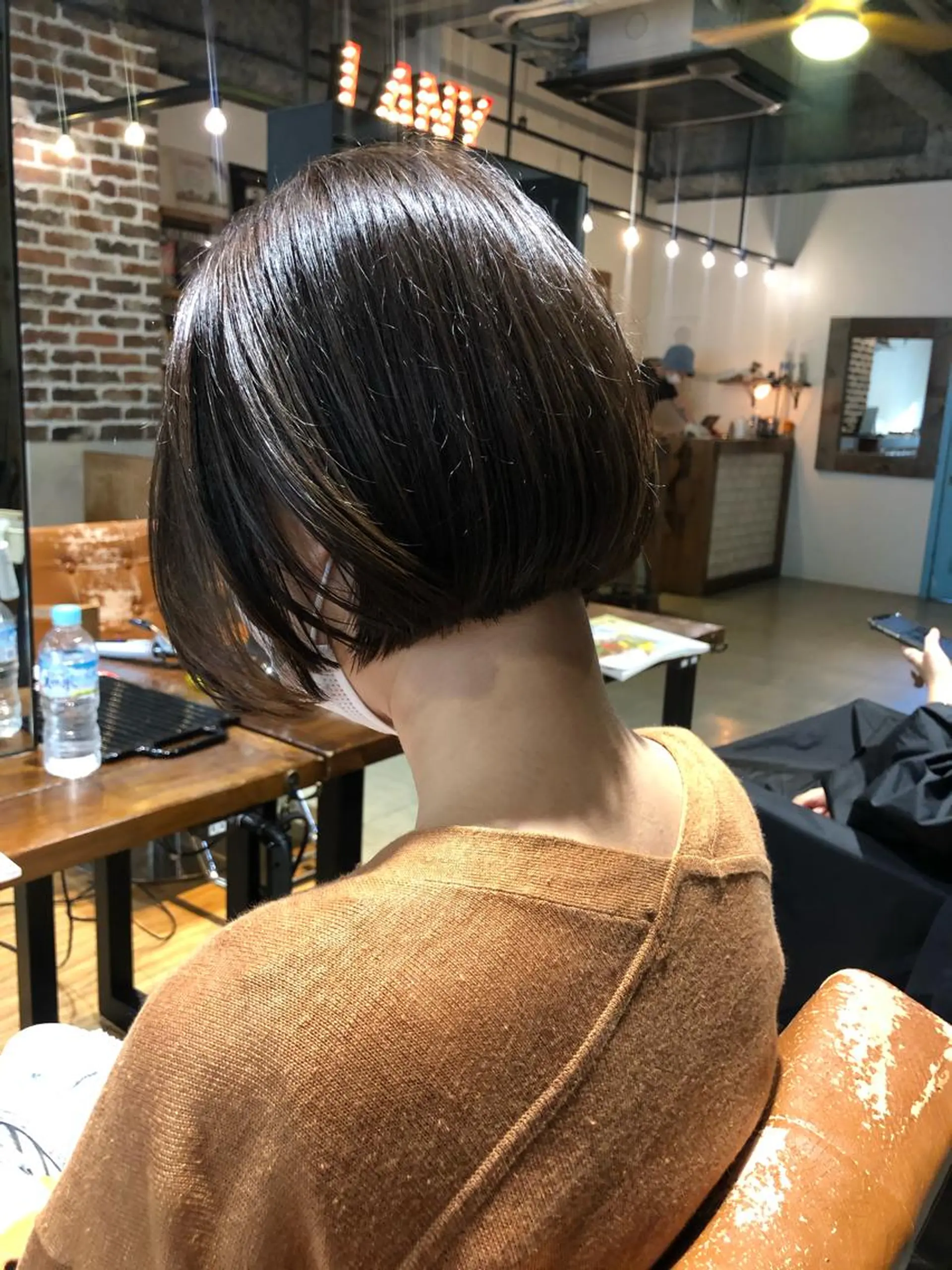 ショート カラー ボブ 🌟小顔カット🌟 レイヤーカットボブのヘアスタイル