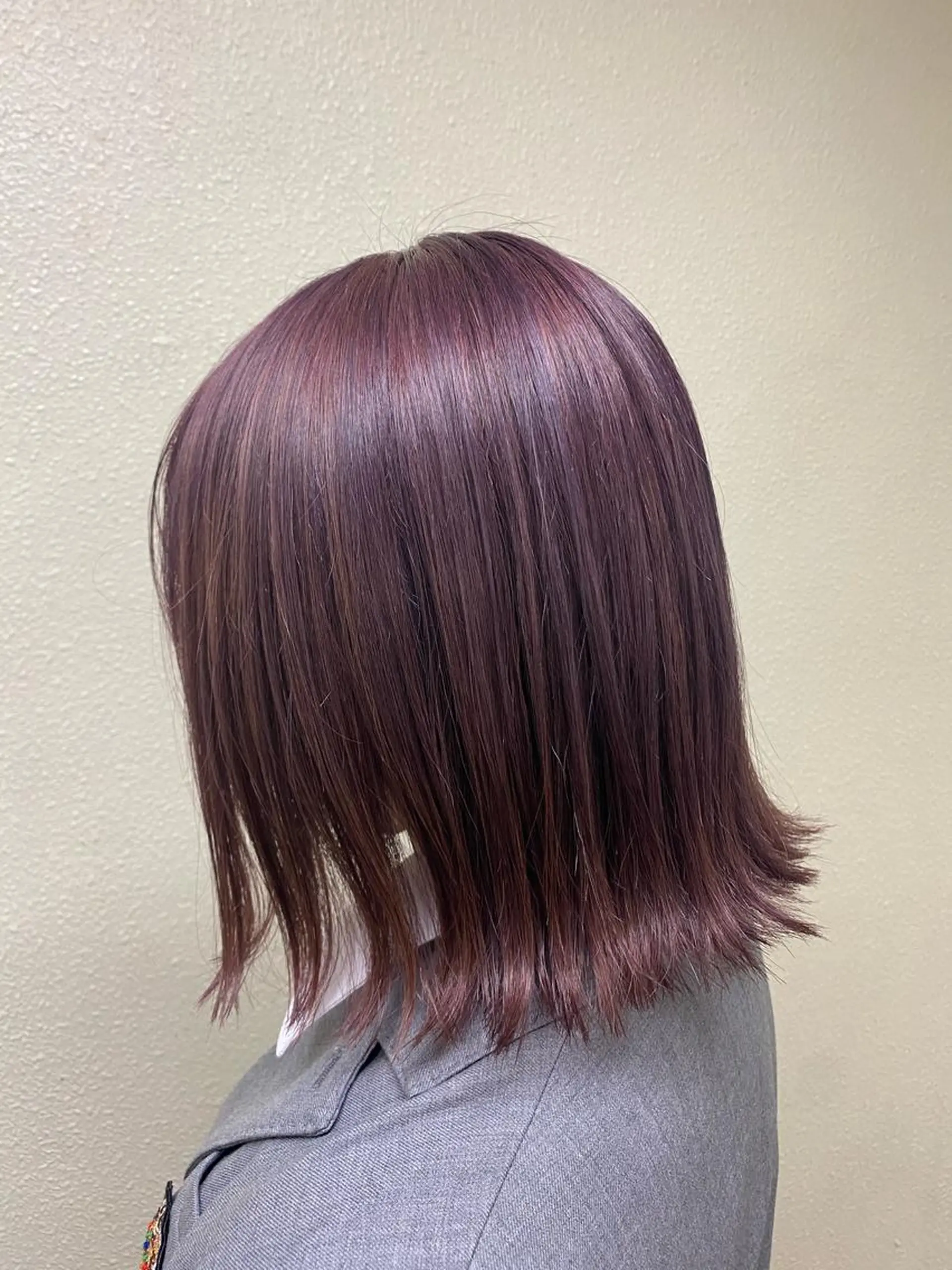 ミディアム カラー ヘアカラー トリートメント ikeda shioriのヘアスタイル