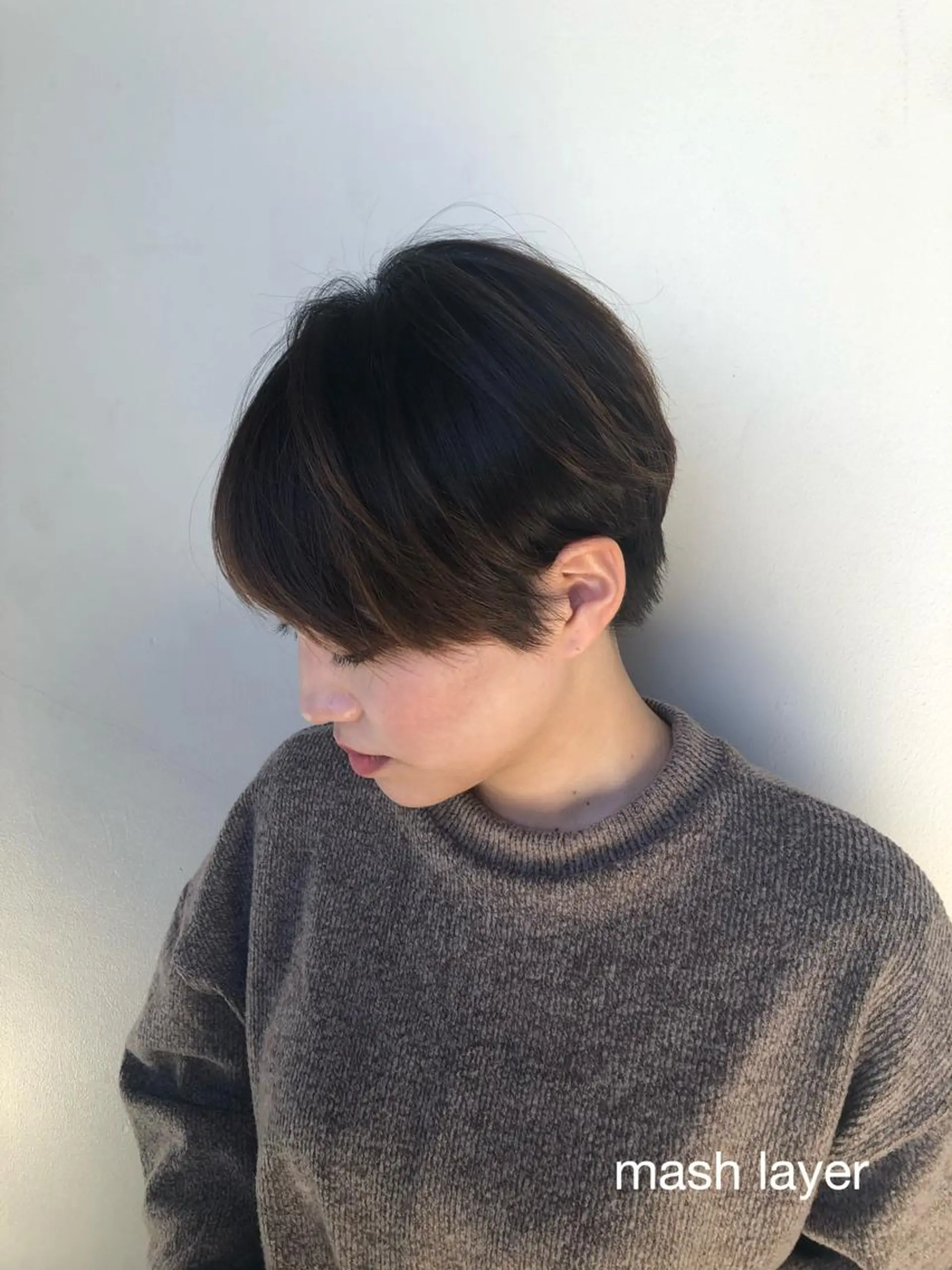 ショート レイヤーカット 森田 一平のヘアスタイル