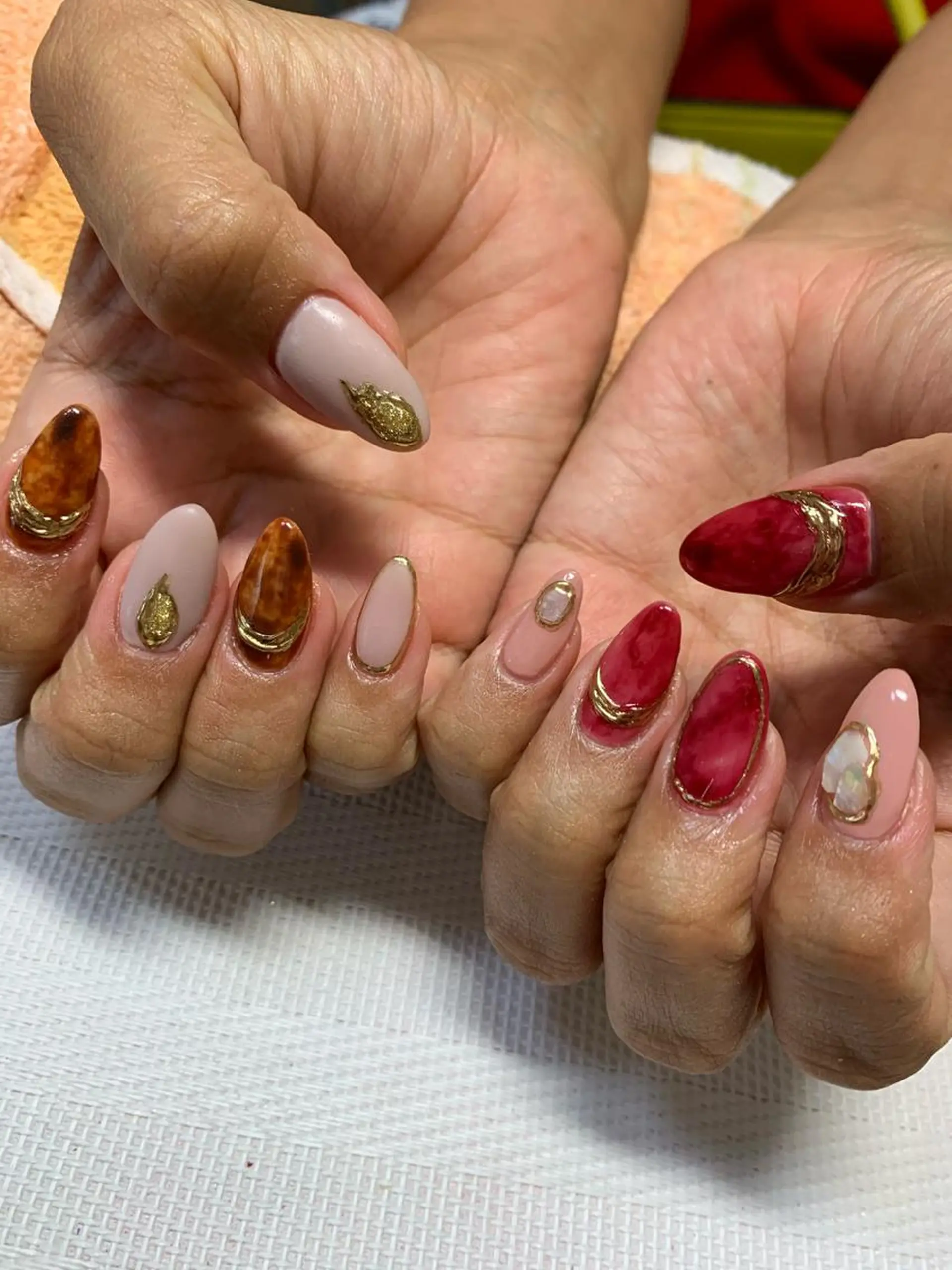 ネイル rukianail 新里のネイルデザイン