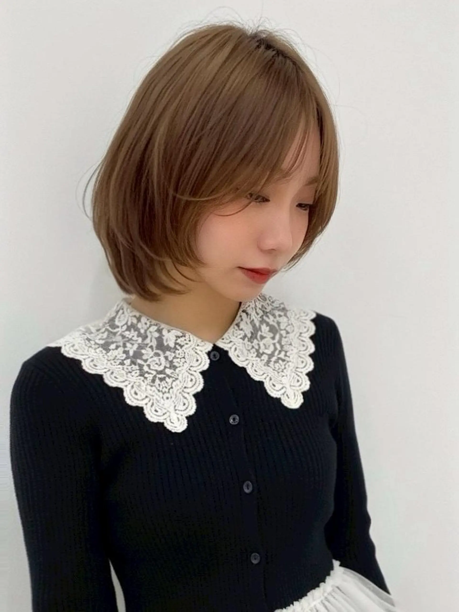 ミディアム 柔らかい縮毛矯正/ ボブ/北林のヘアスタイル